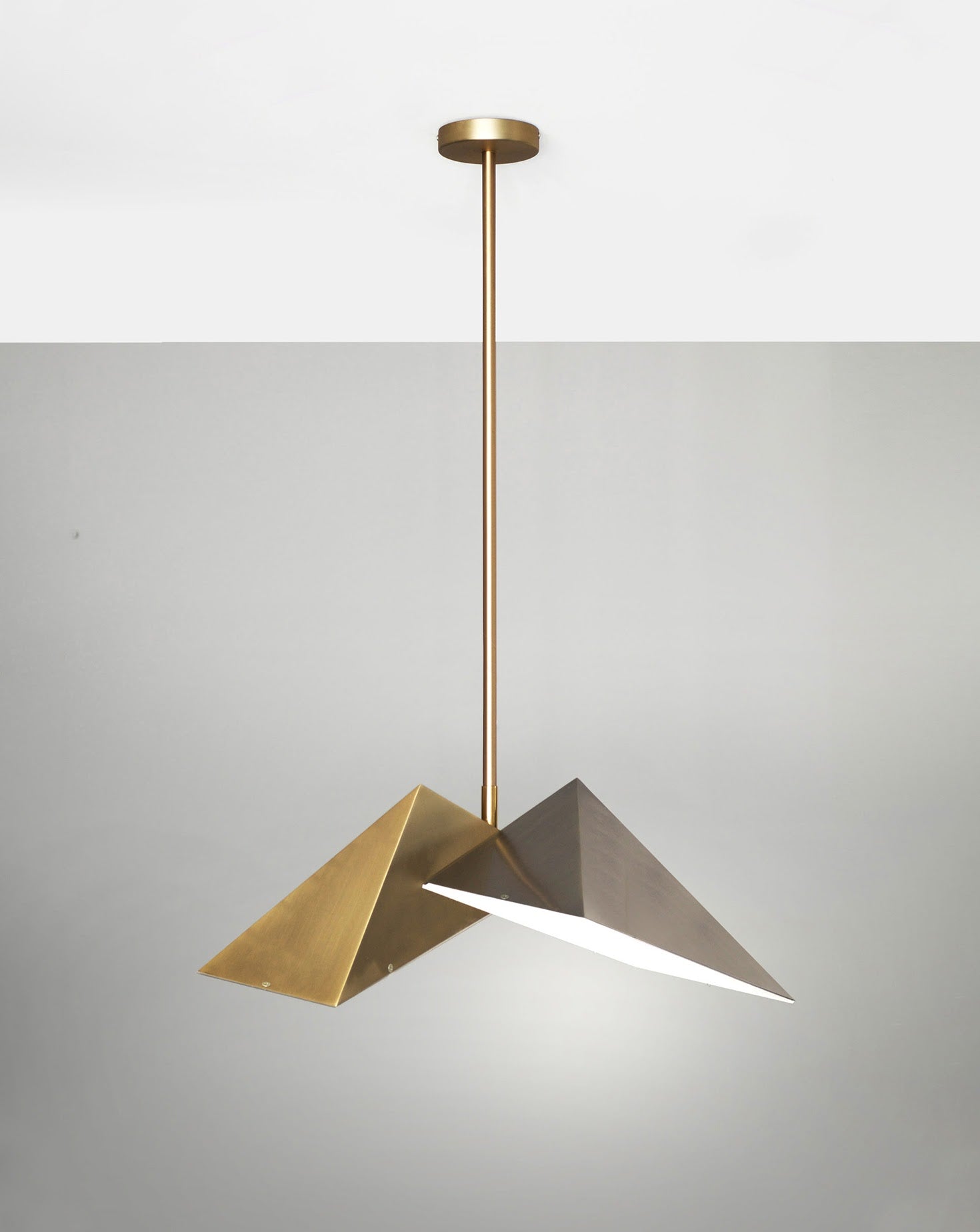 Triangular Prism Pendant Light