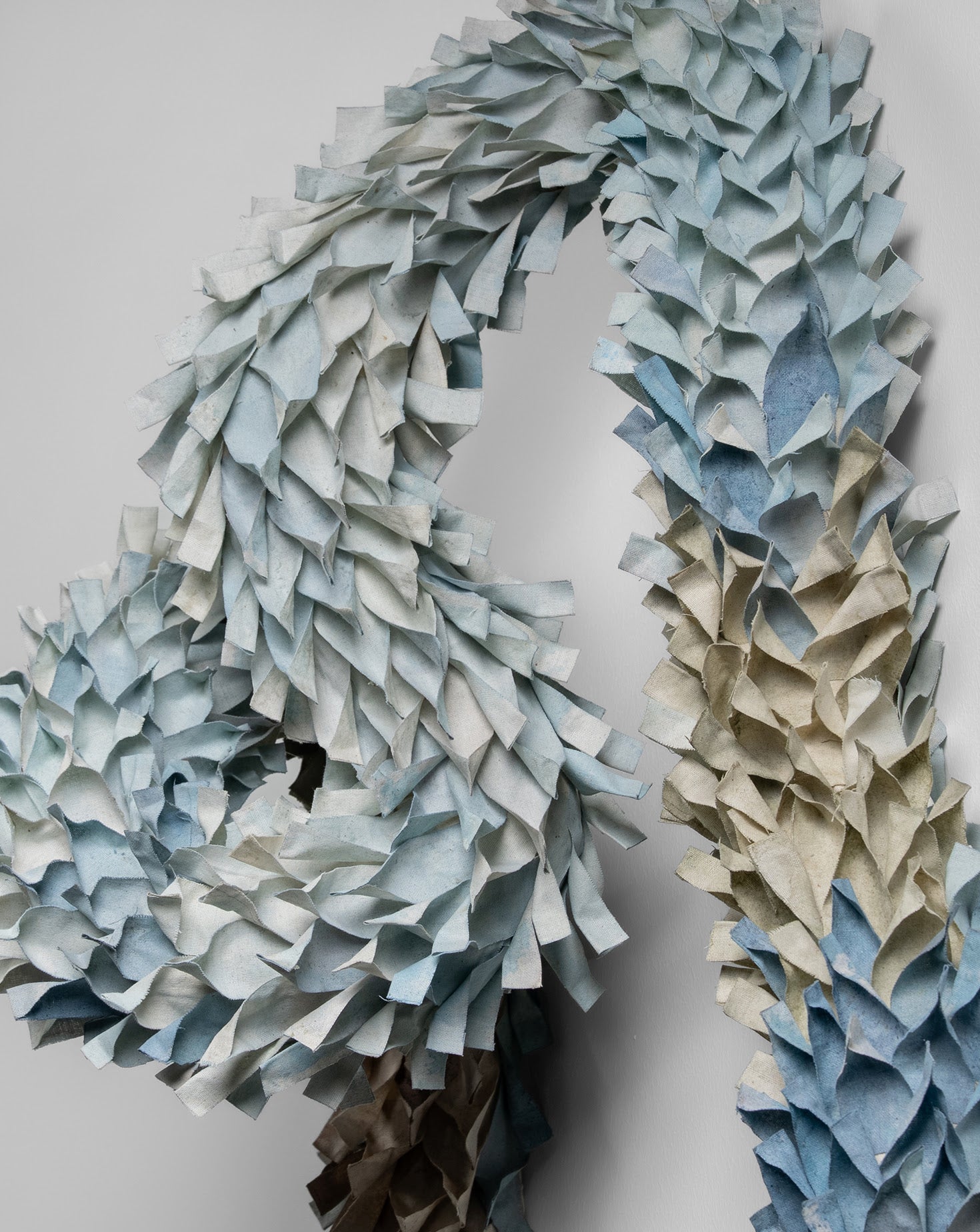 Wall Loop 02 Blue Sculpture