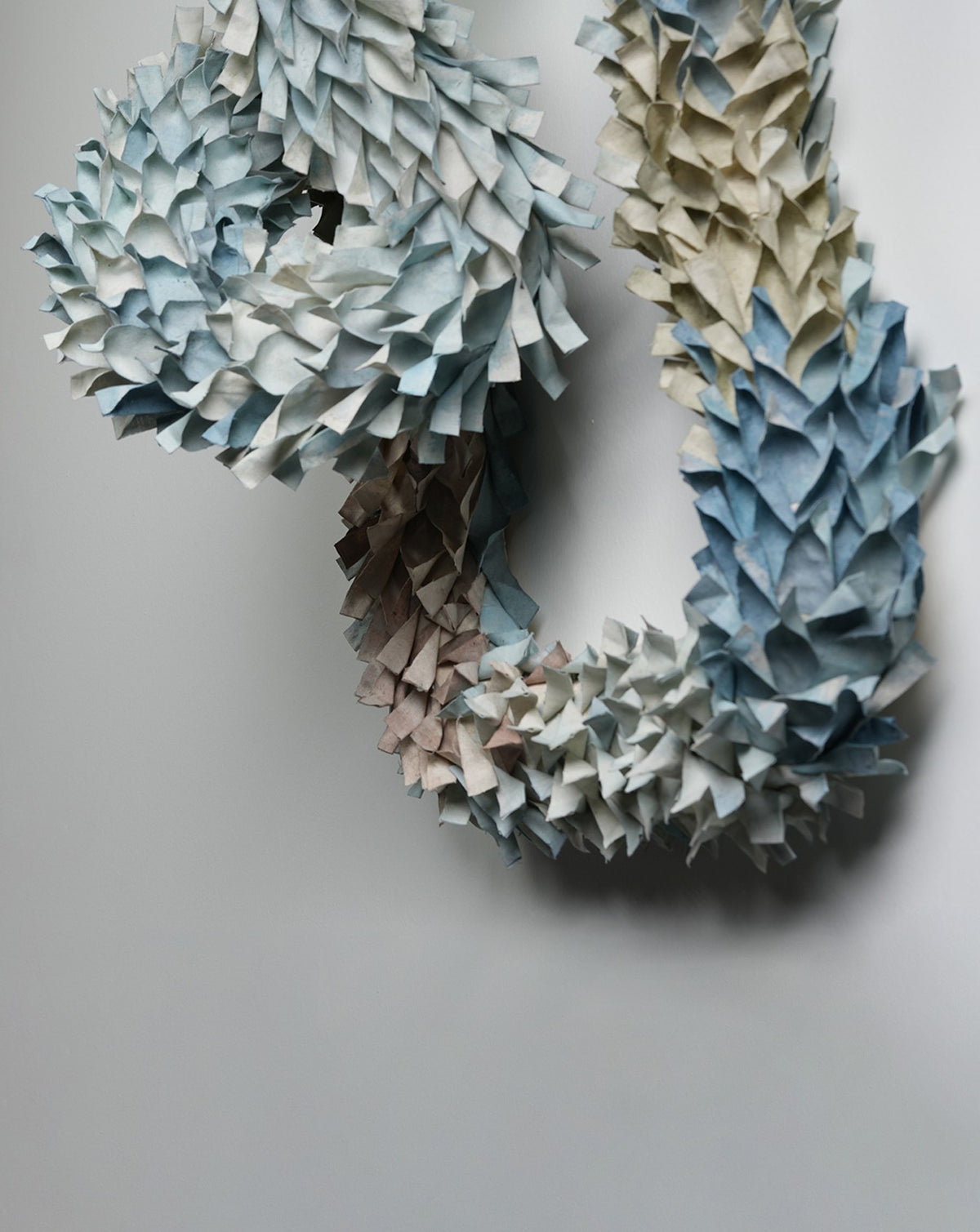 Wall Loop 02 Blue Sculpture