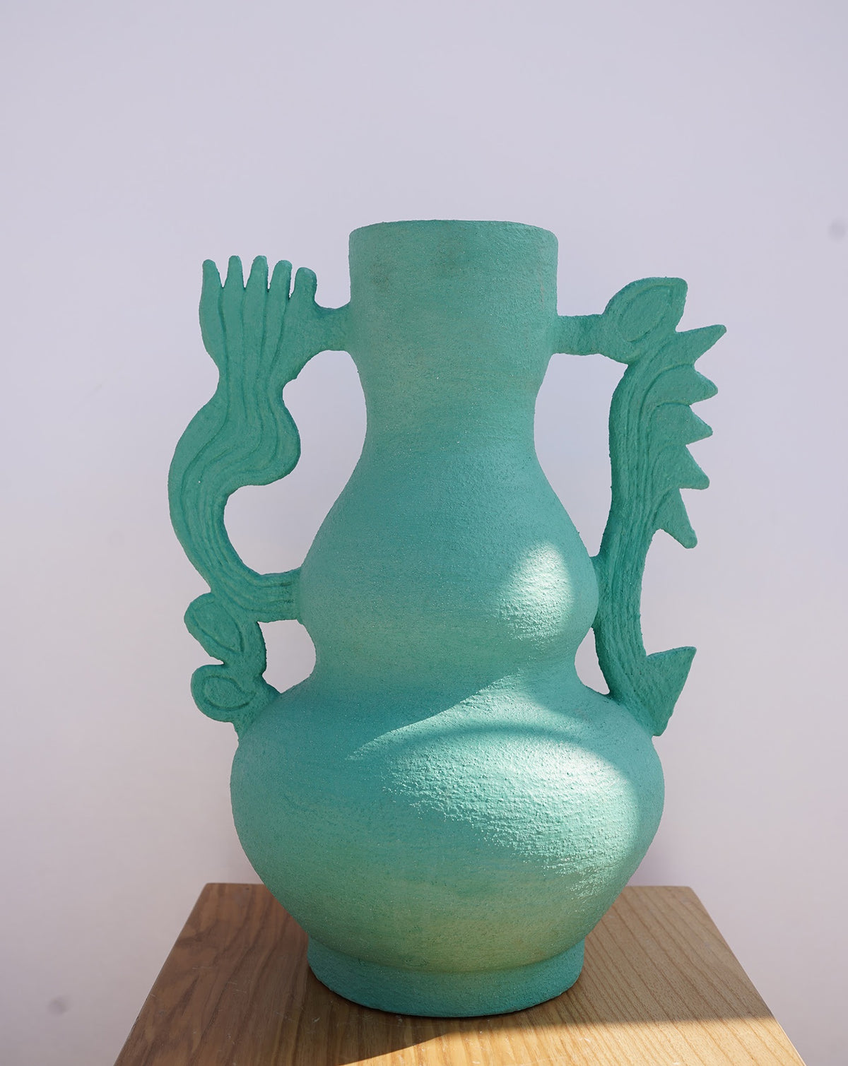 Zuri Ceramic Green Vase