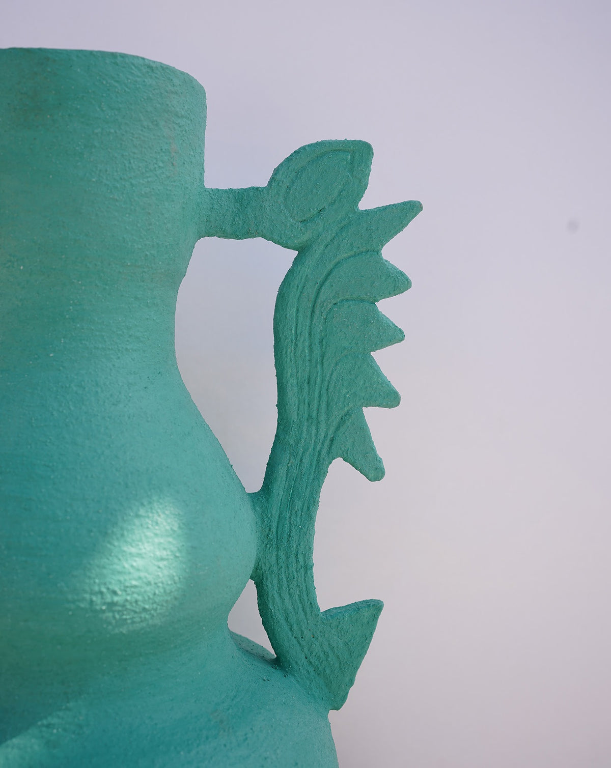 Zuri Ceramic Green Vase
