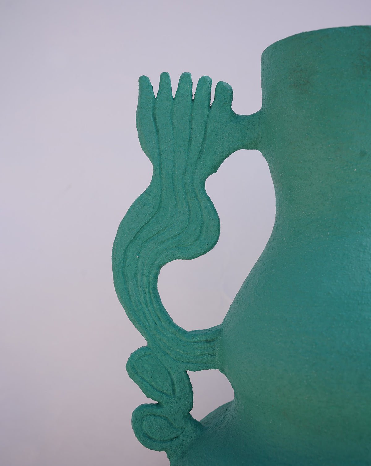 Zuri Ceramic Green Vase