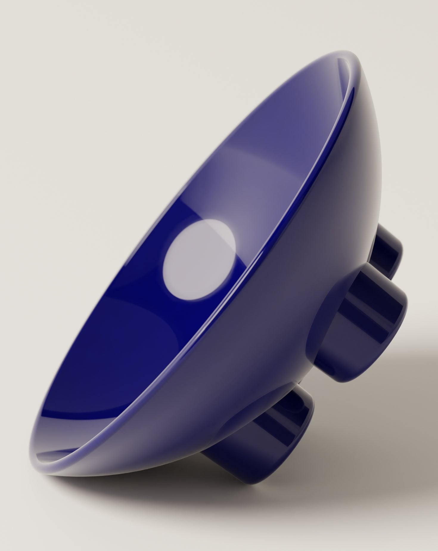 Handcrafted Glazed Ceramic Fruit Bowl