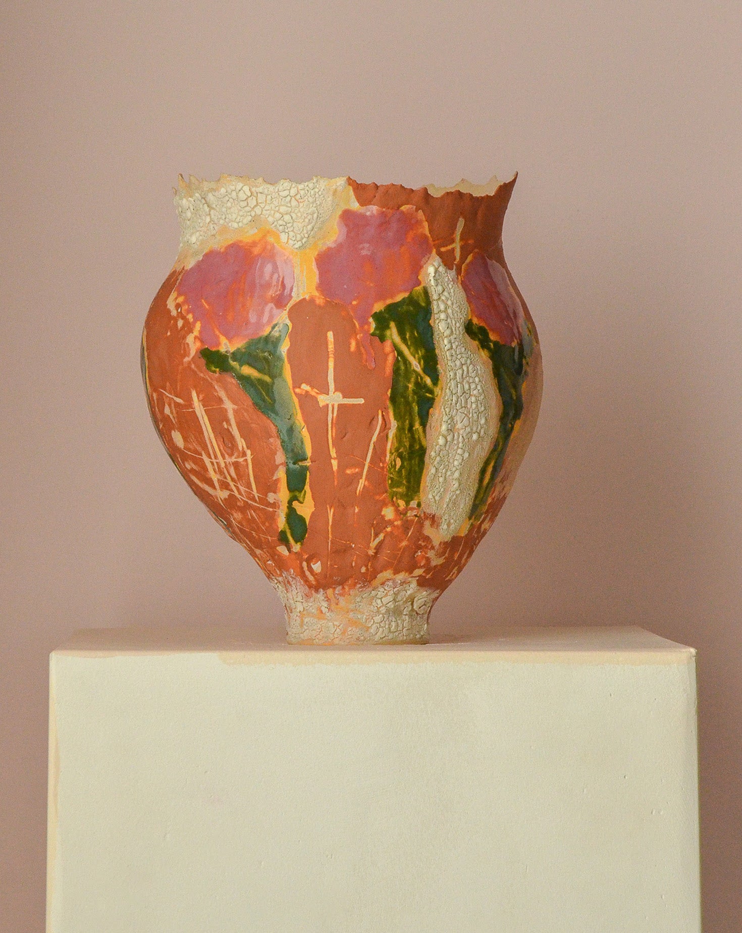 Freedom Is a Myth Glazed Stoneware Sculpture