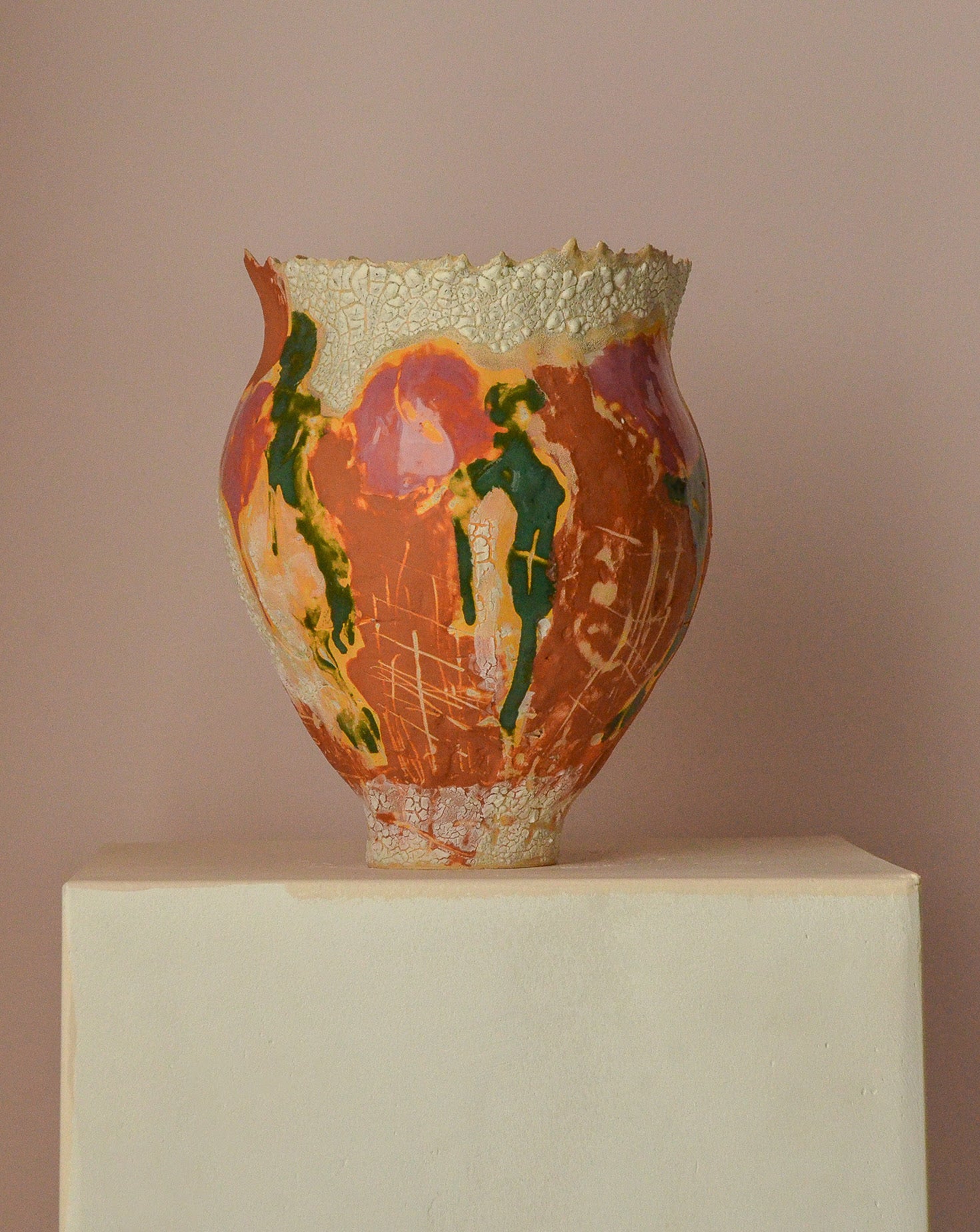 Freedom Is a Myth Glazed Stoneware Sculpture