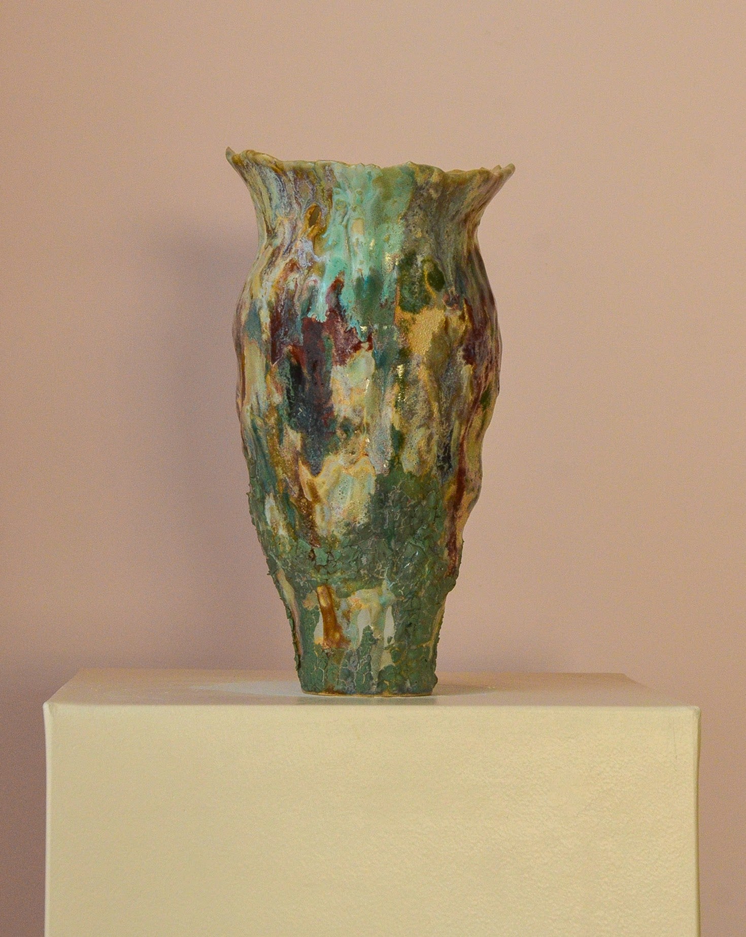 I Feel Your Pain Glazed Stoneware Sculpture