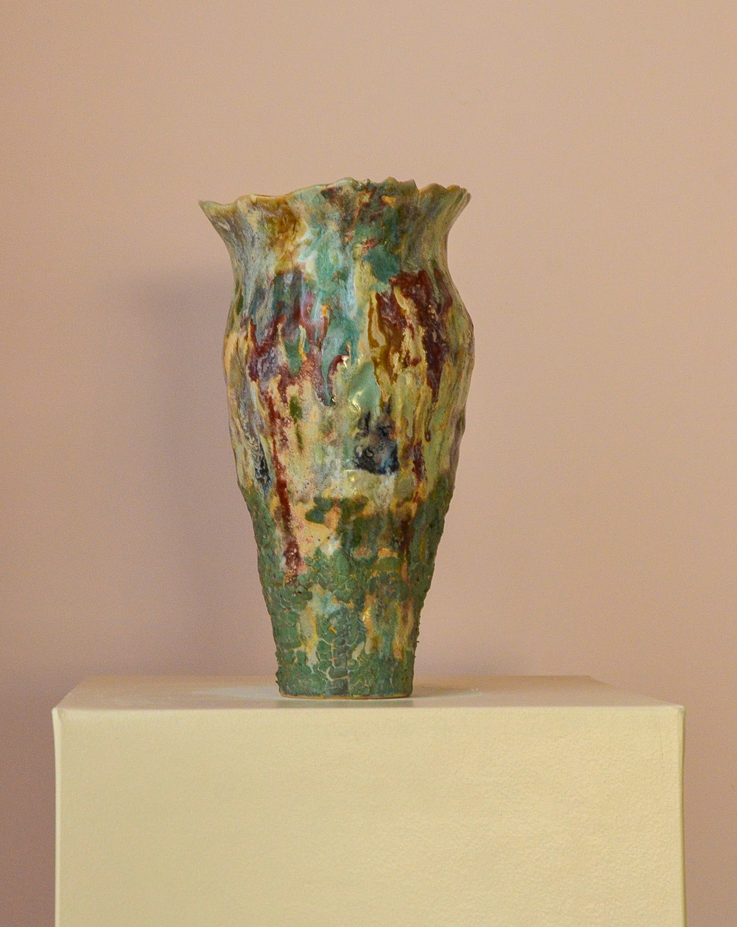 I Feel Your Pain Glazed Stoneware Sculpture