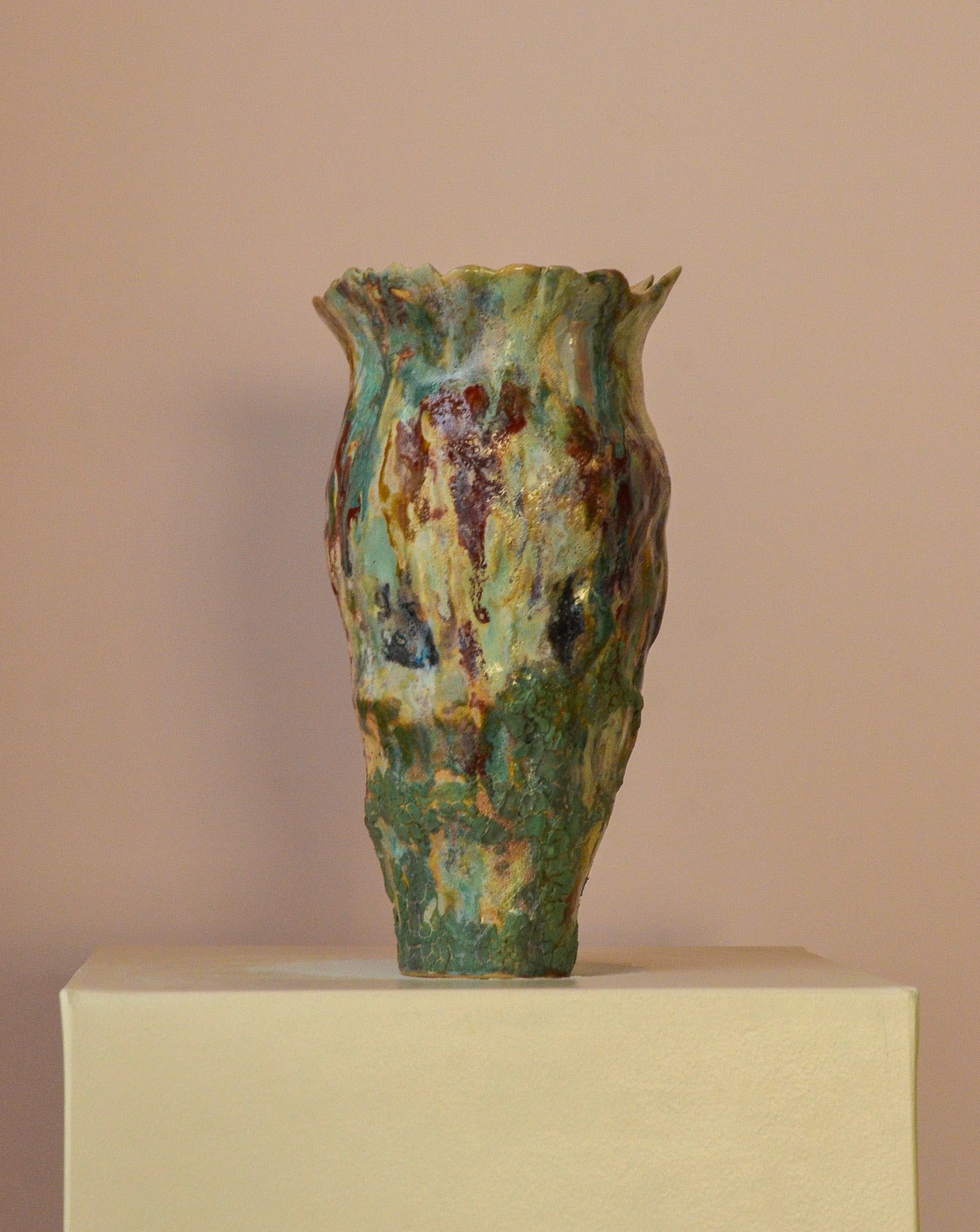 I Feel Your Pain Glazed Stoneware Sculpture