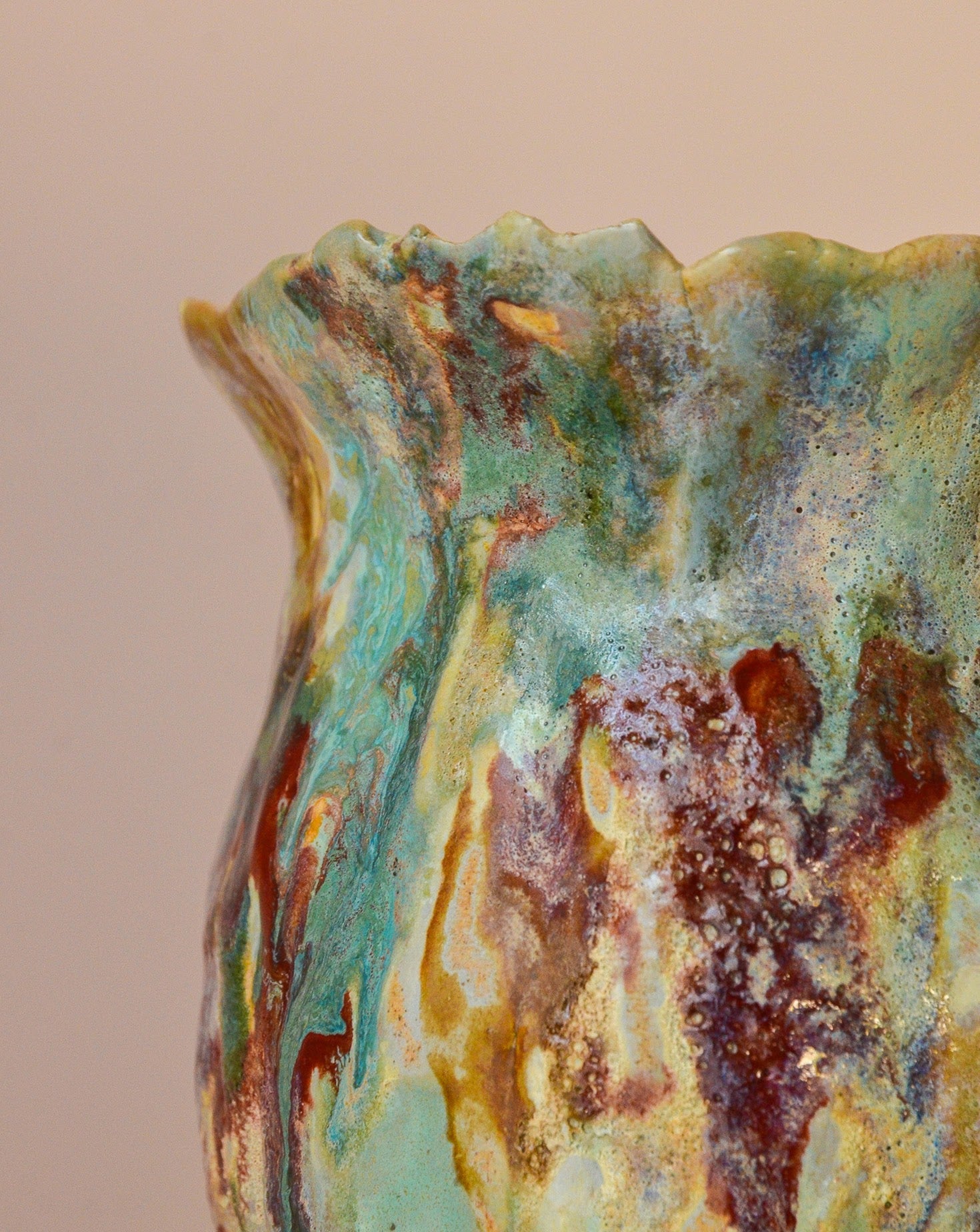 I Feel Your Pain Glazed Stoneware Sculpture