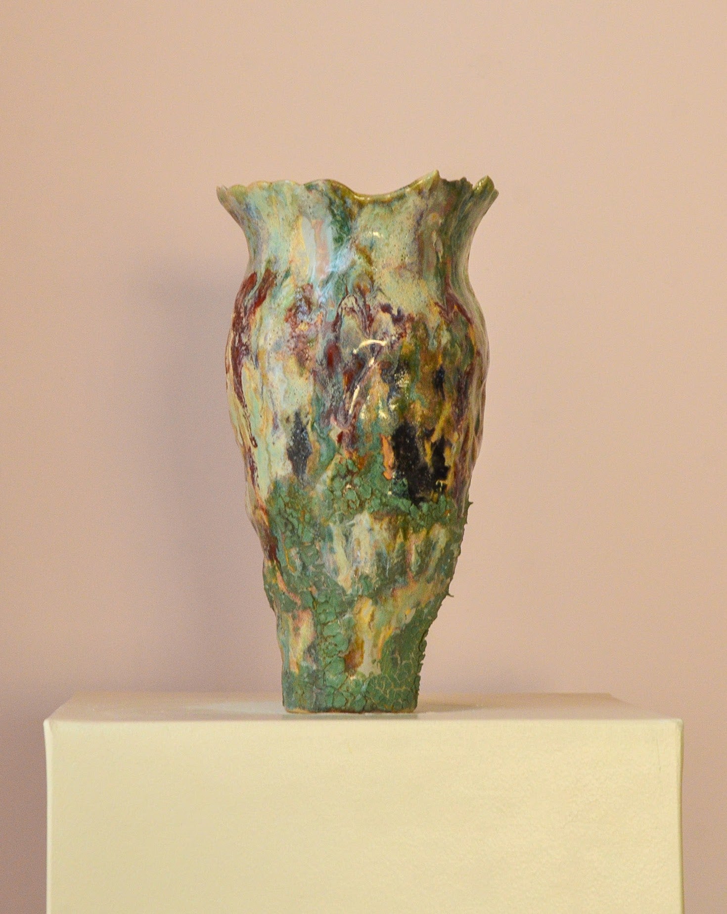 I Feel Your Pain Glazed Stoneware Sculpture