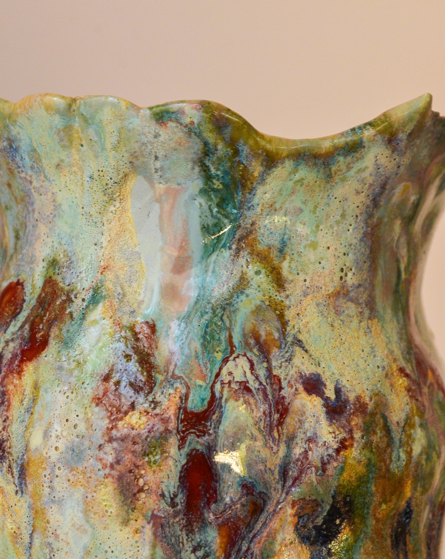 I Feel Your Pain Glazed Stoneware Sculpture