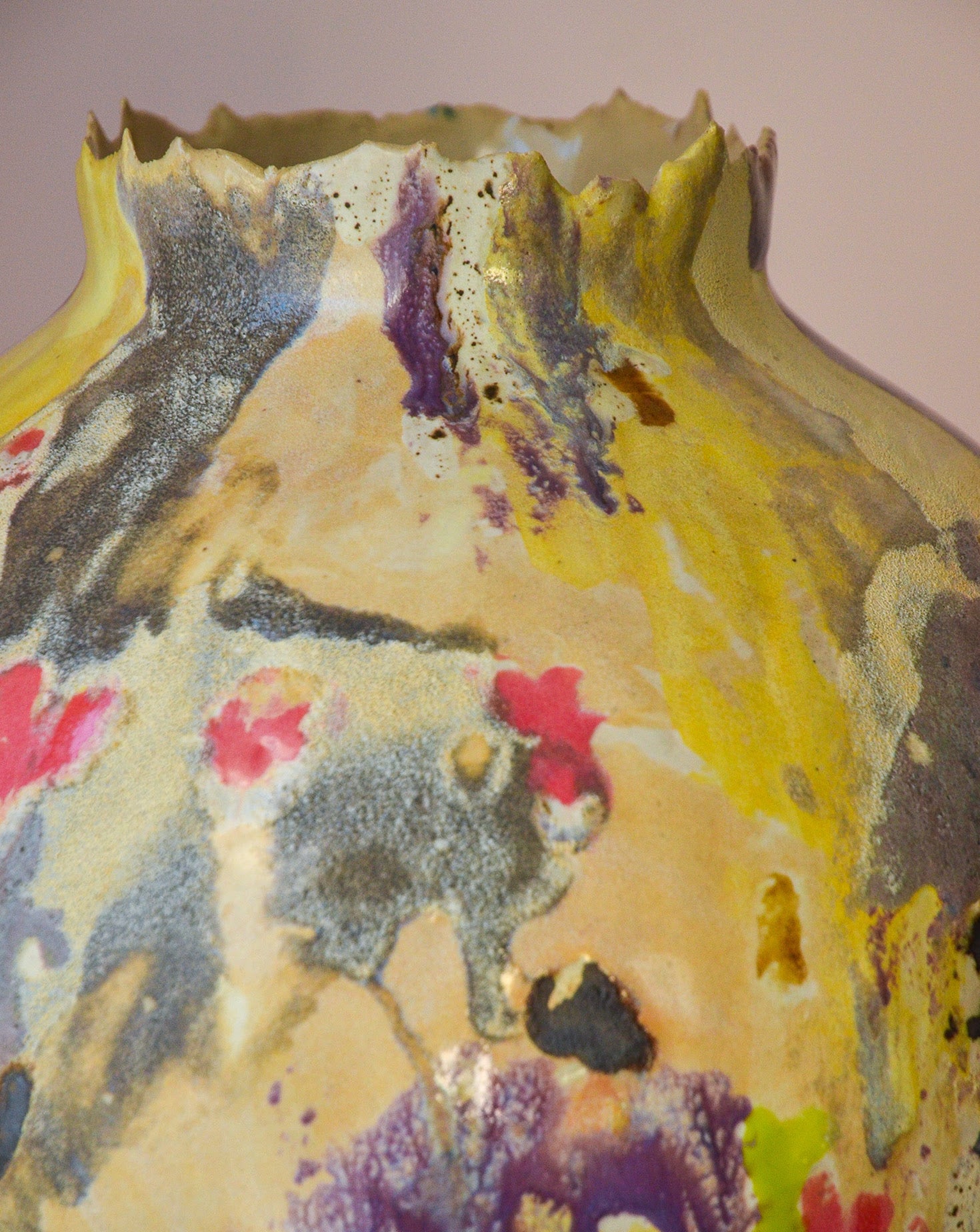 Merciless Truth Glazed Stoneware Sculpture
