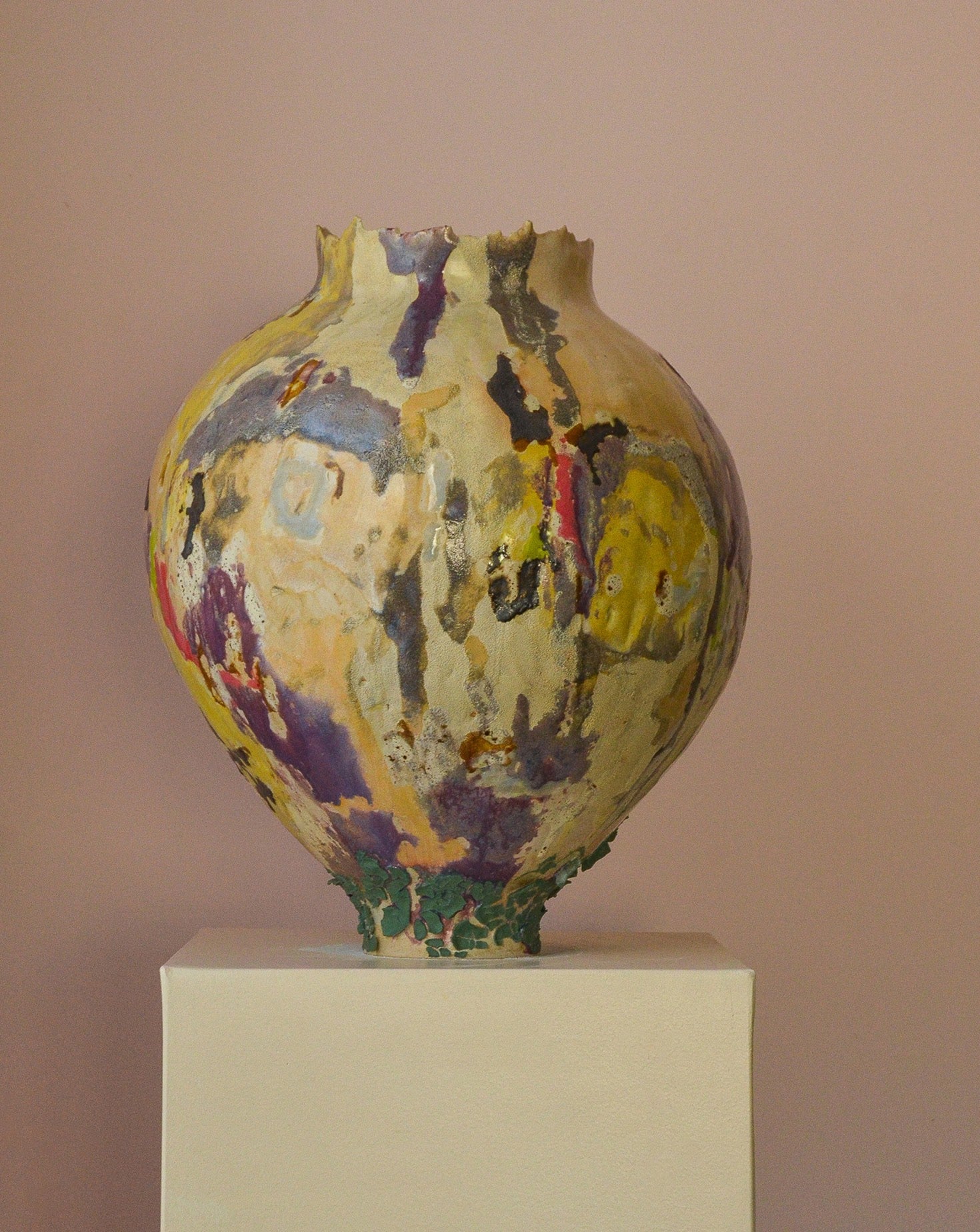 Merciless Truth Glazed Stoneware Sculpture