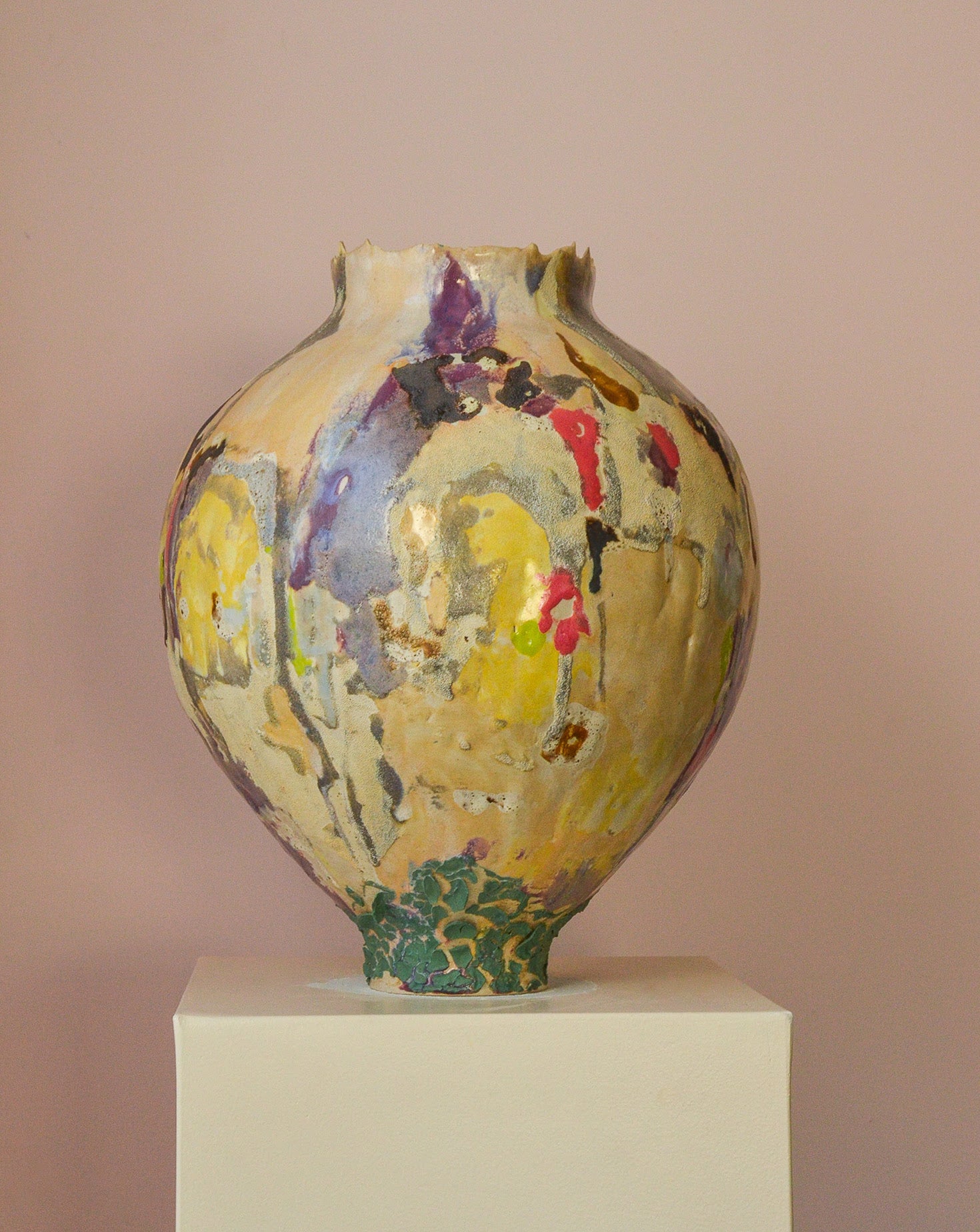 Merciless Truth Glazed Stoneware Sculpture