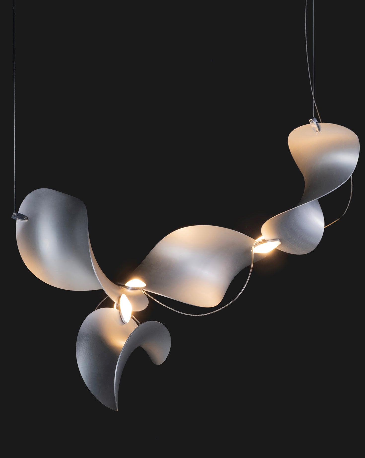 Dune 4 Curve Chandelier