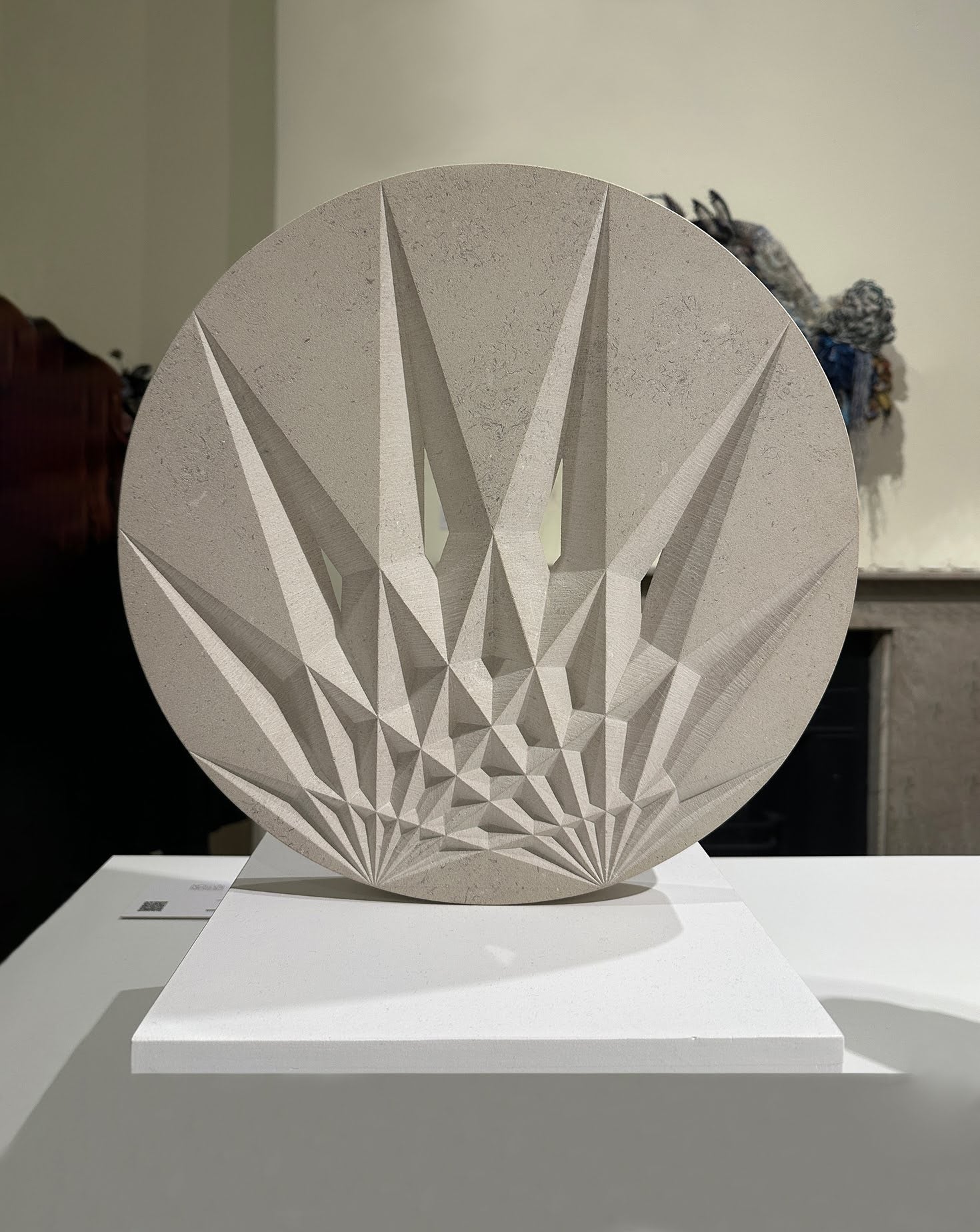 Audere Limestone Carving