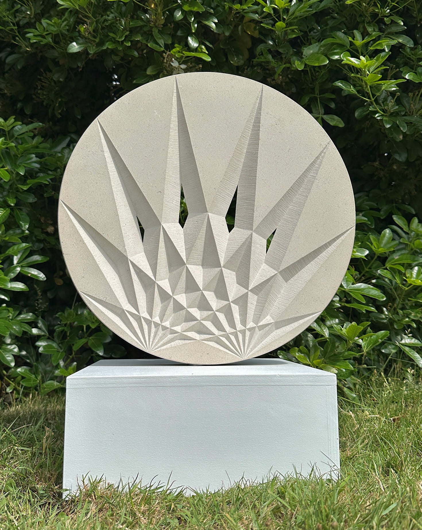 Audere Limestone Carving