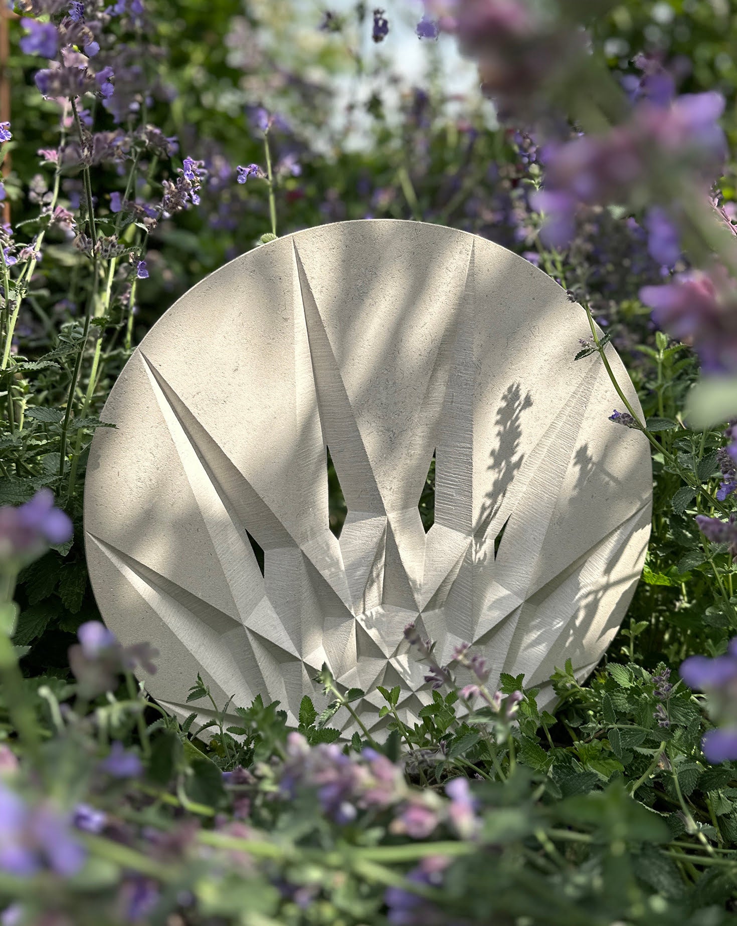 Audere Limestone Carving