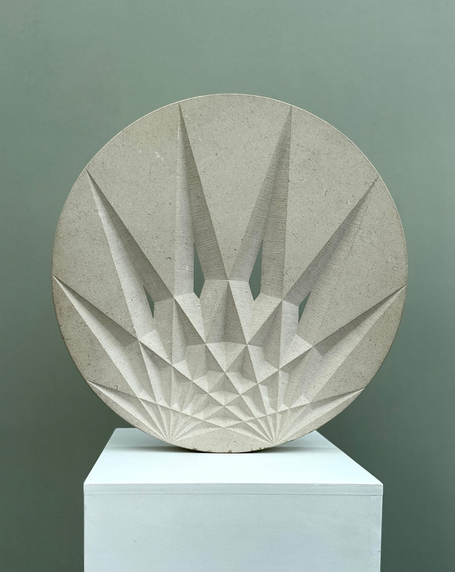 Audere Limestone Carving