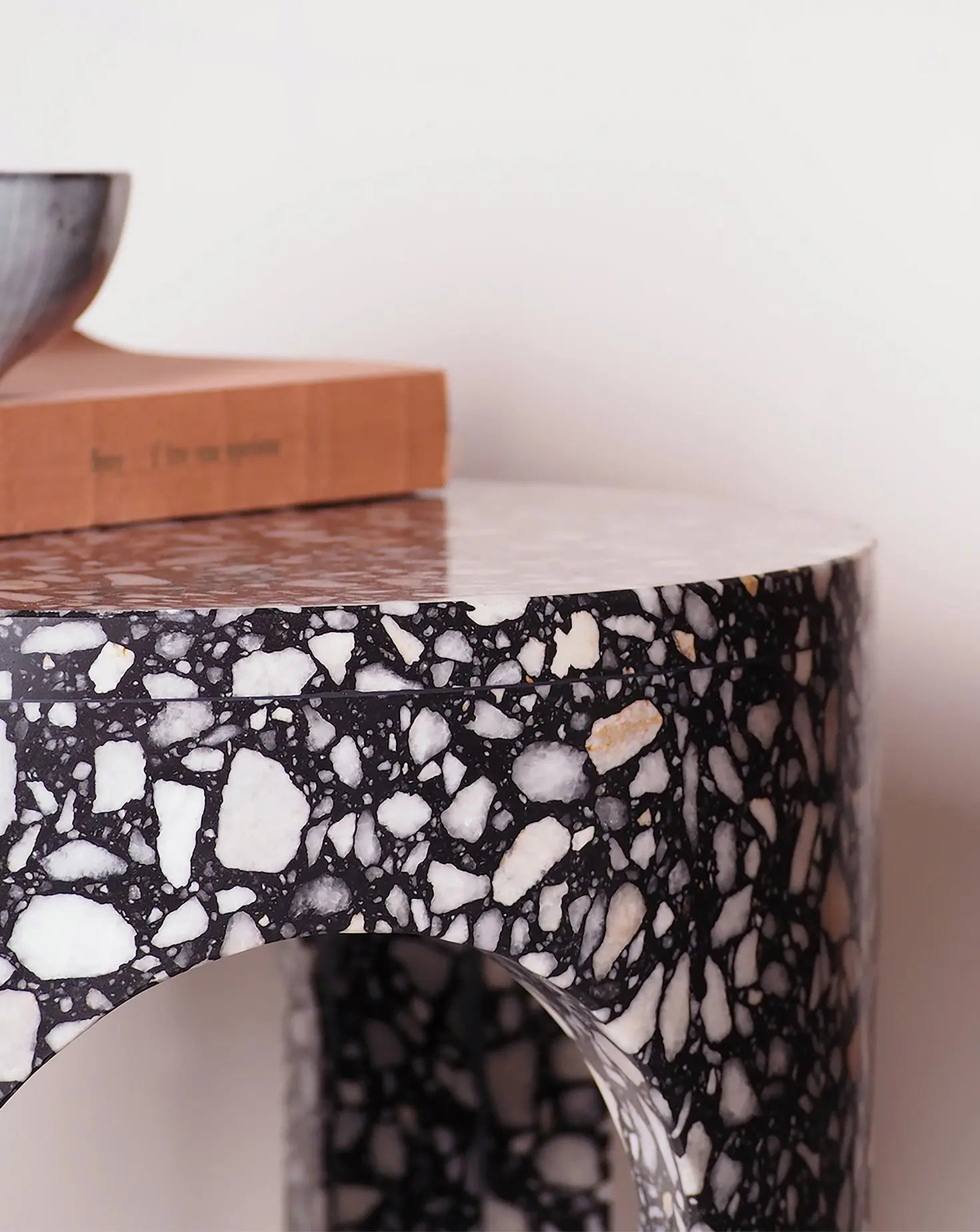 Loggia Black Small Side Table Portego