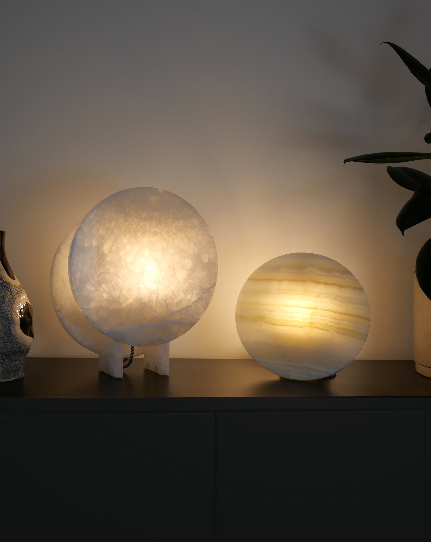Lunar Marble Table Lamp