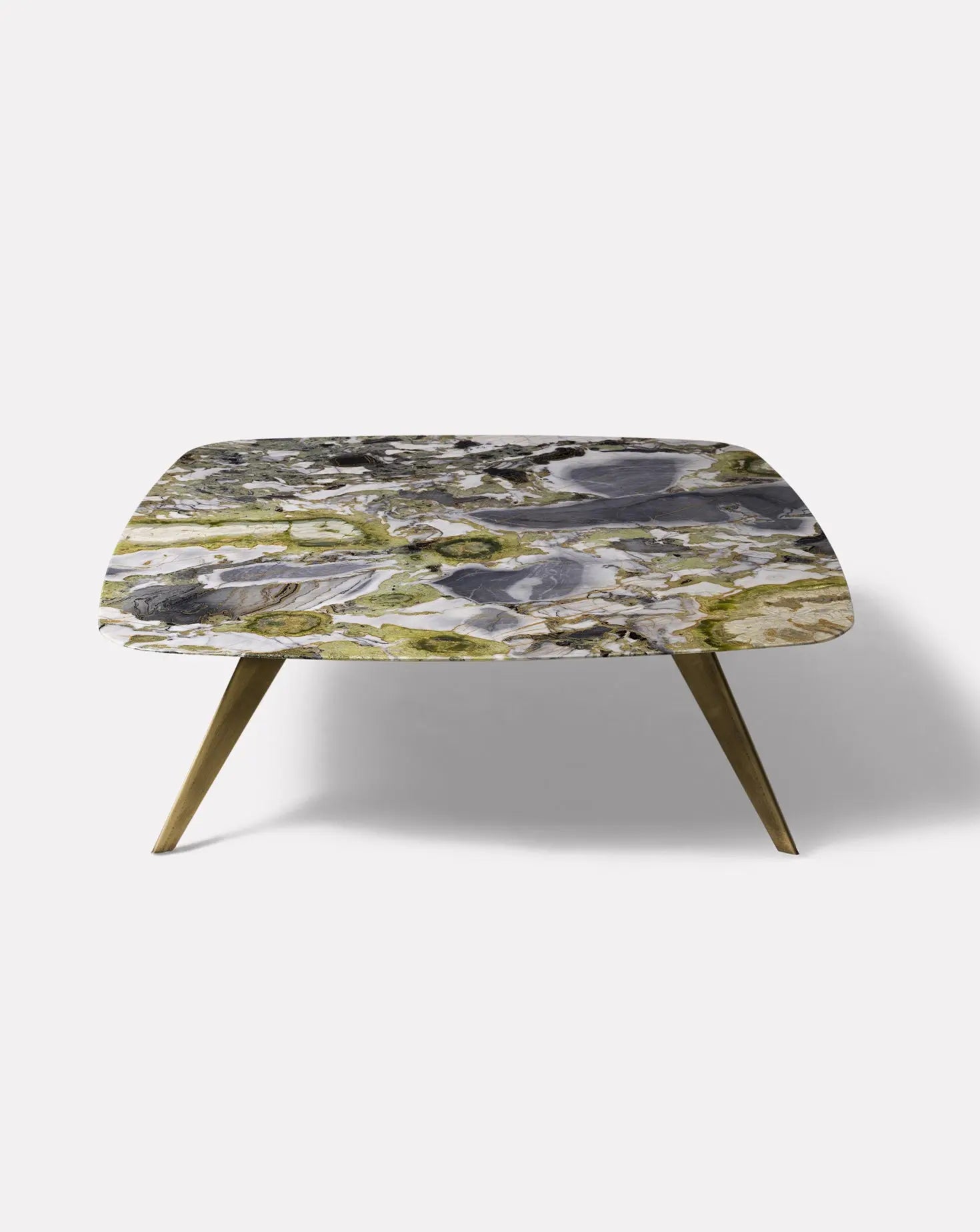 Midas Highway Green Marble Coffee Table Alex Mint