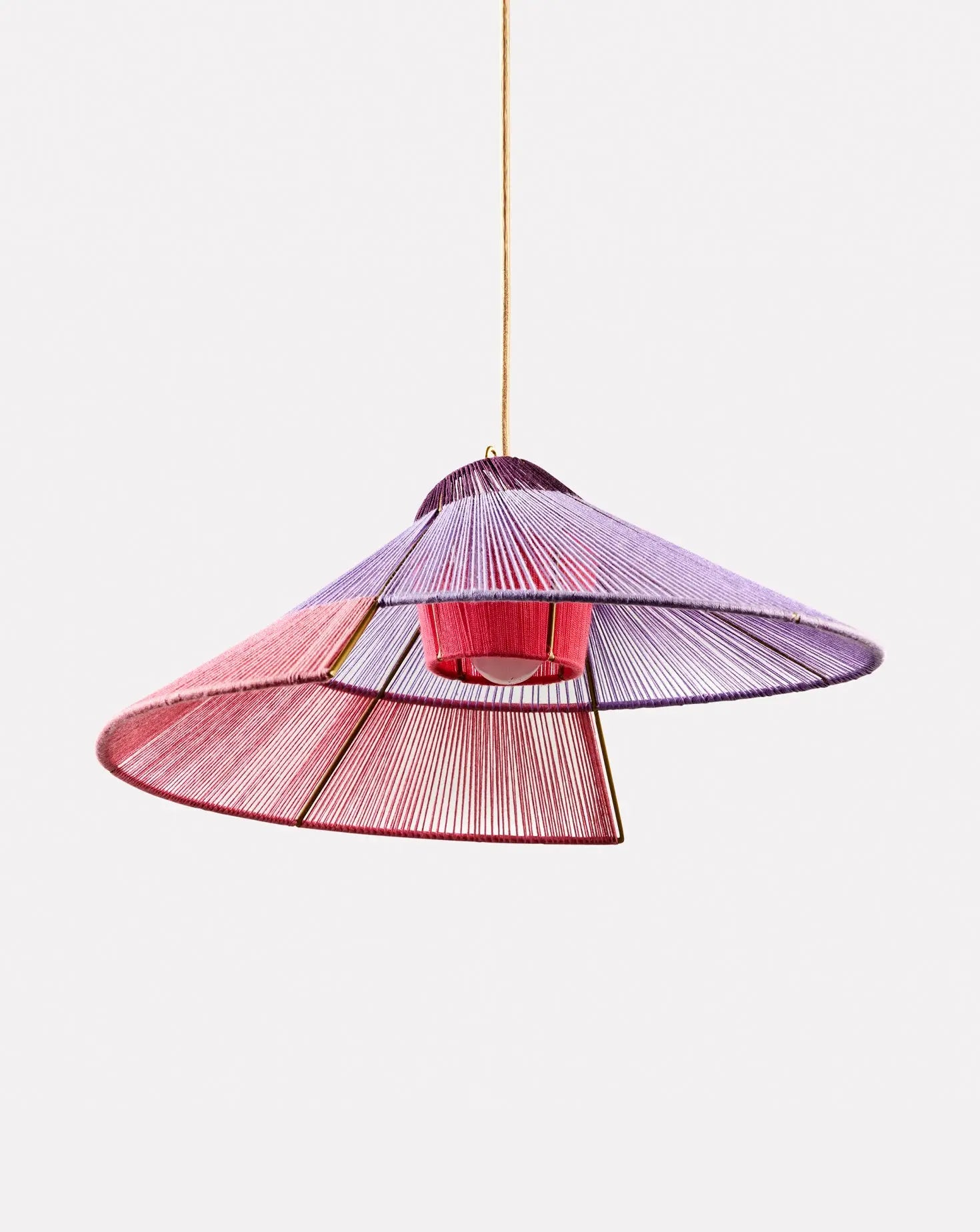 Mae Engelgeer Farols Purple and Pink Pendant Ames Living