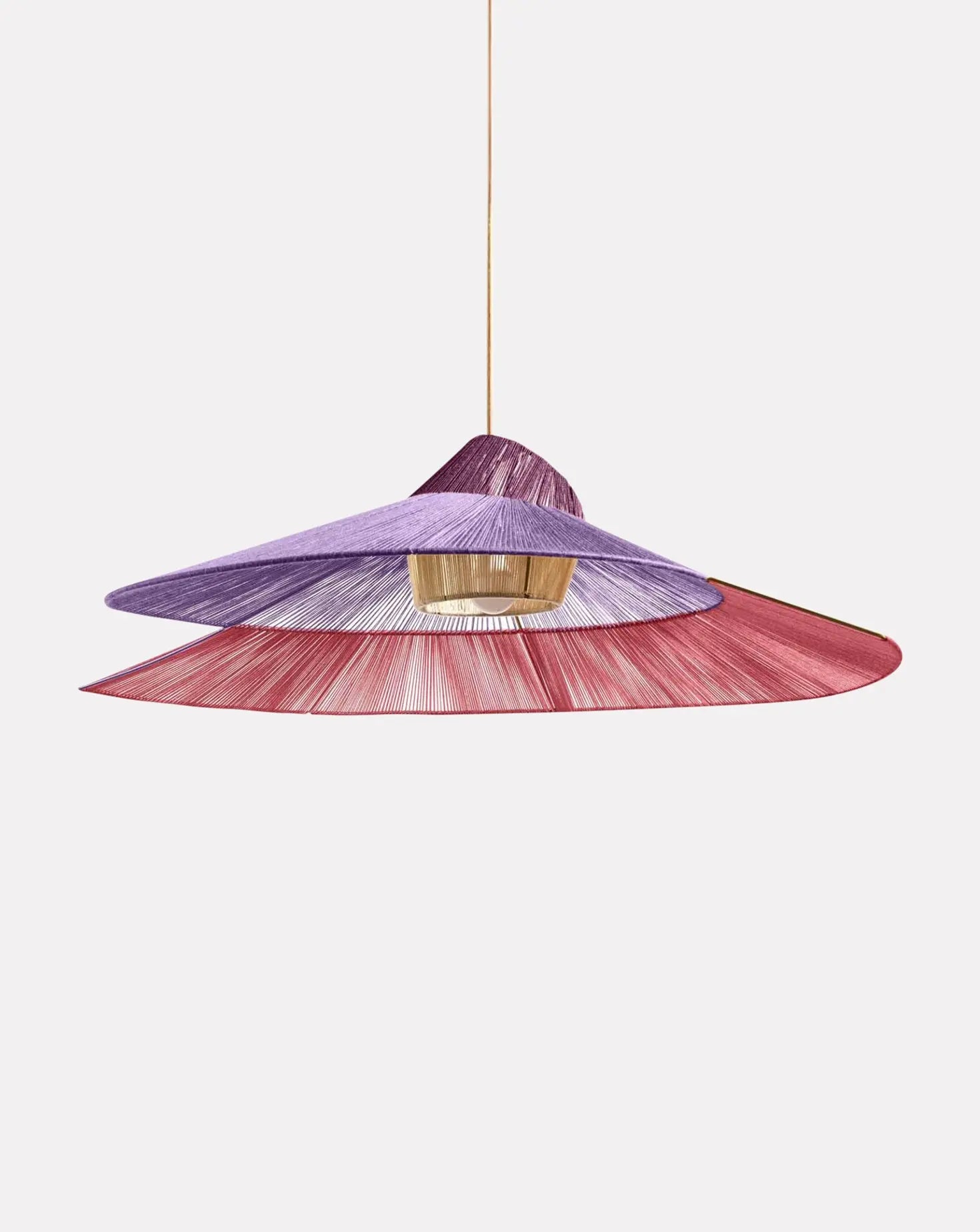 Mae Engelgeer Farols Purple and Pink Pendant Ames Living