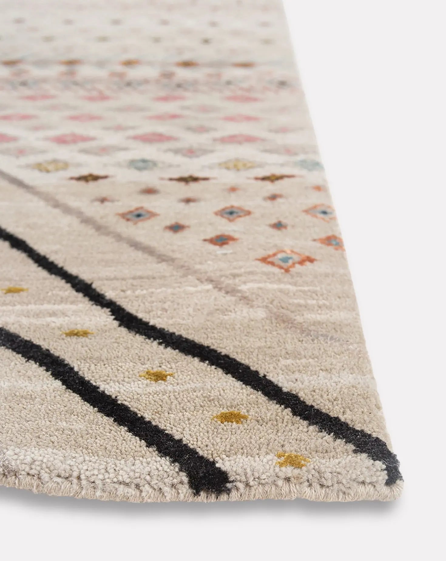 Manchaha Dark Ivory and Antique White Rug Jaipur Rugs