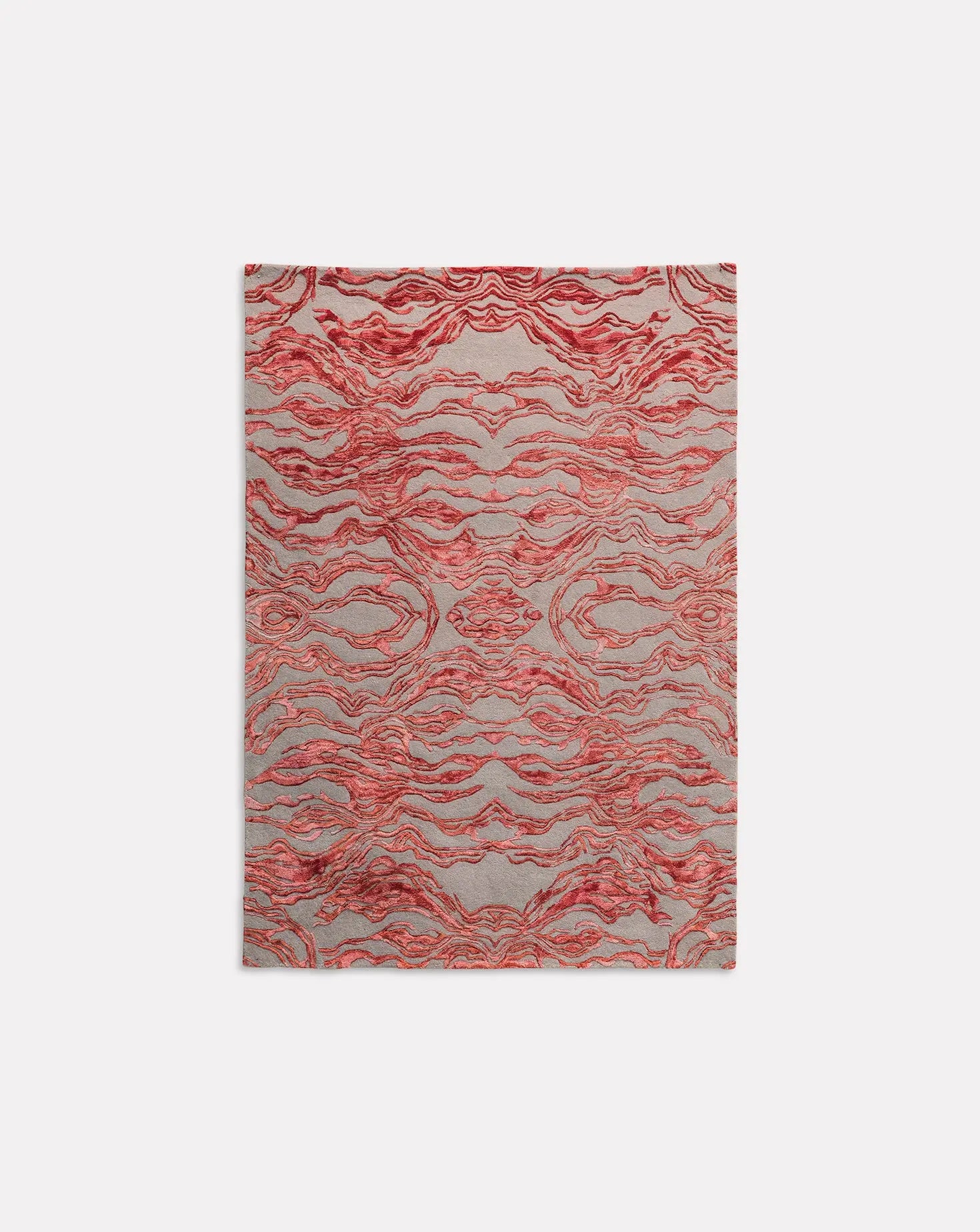 Matteo Cibic Carrara Rosso Rug Scarlet Splendour