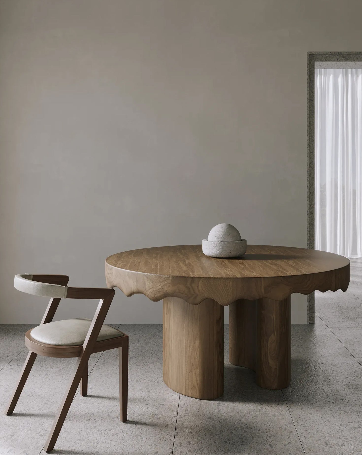 Melt Halo Wood Dining Table