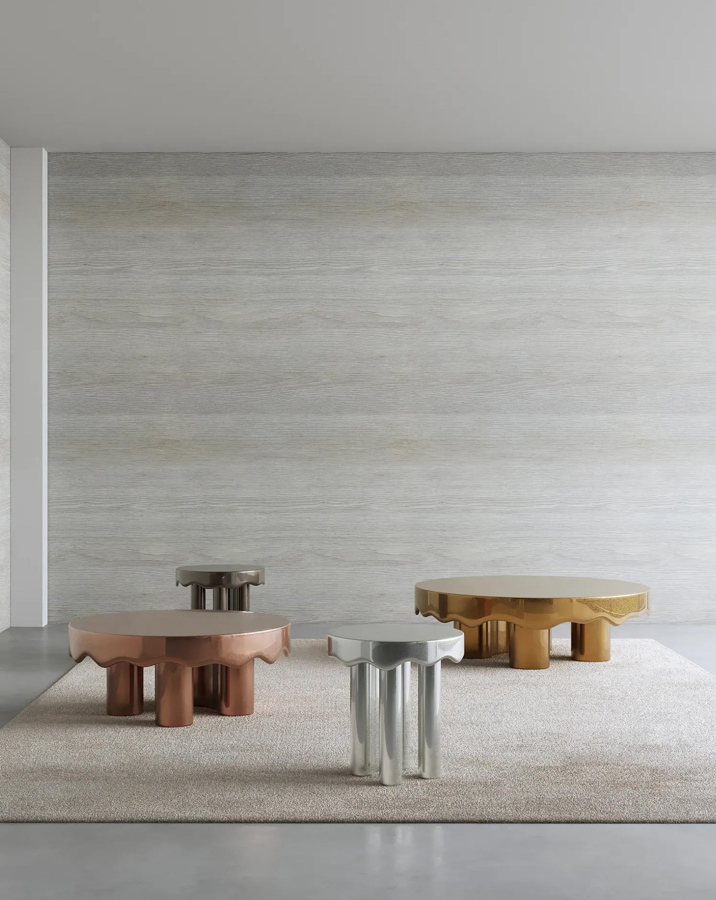 Melt Liquid Metal Side Table