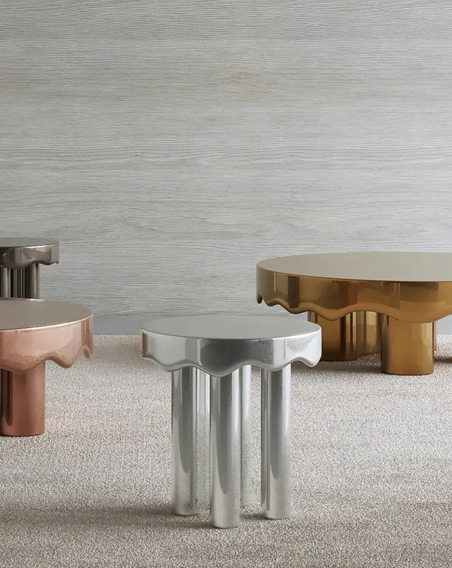 Melt Liquid Metal Side Table