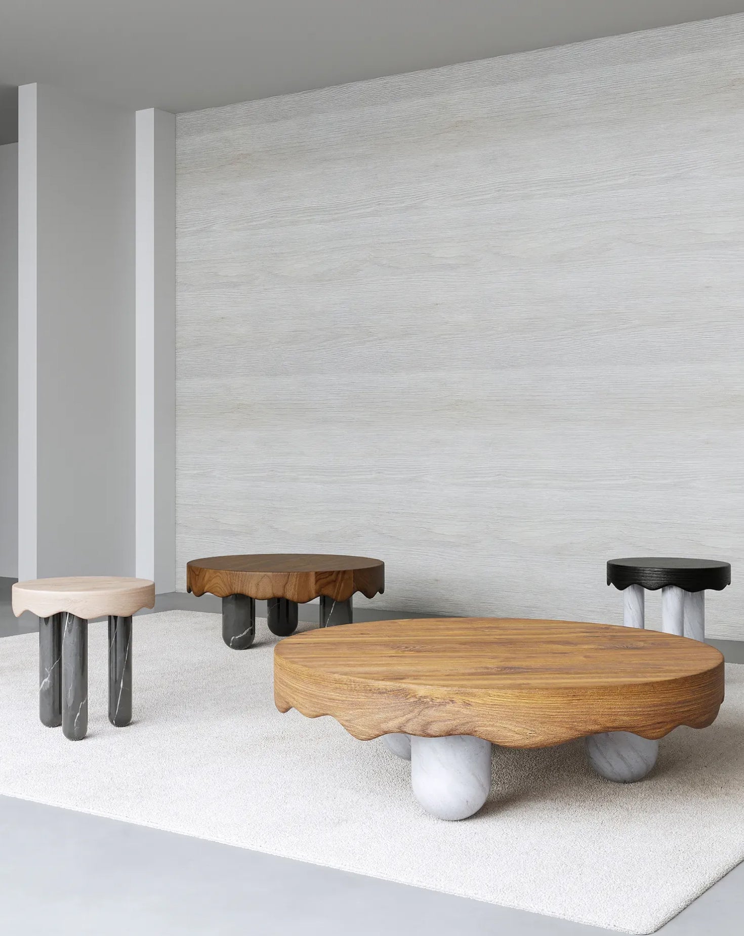 Melt Wood Centre Table