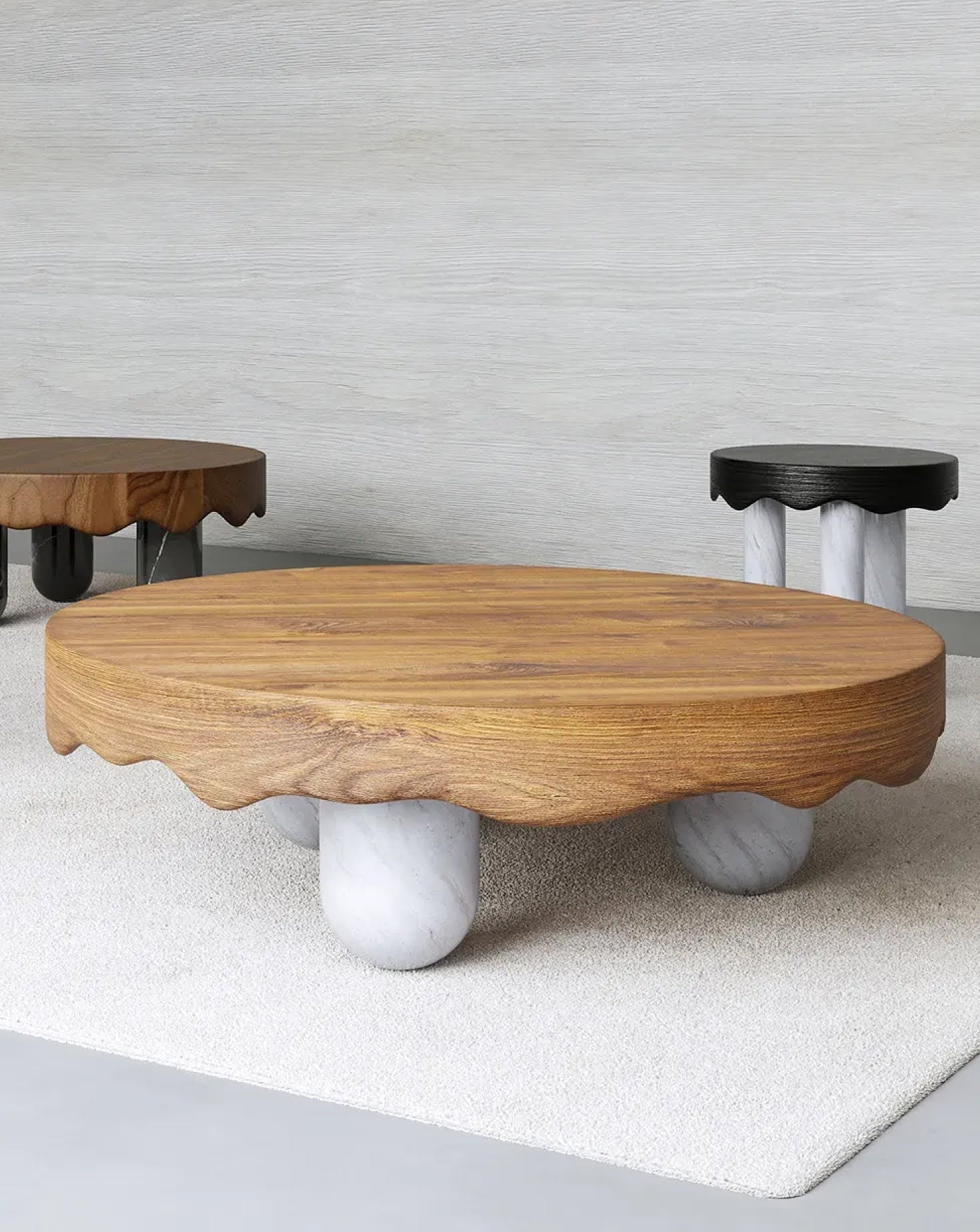 Melt Wood Centre Table