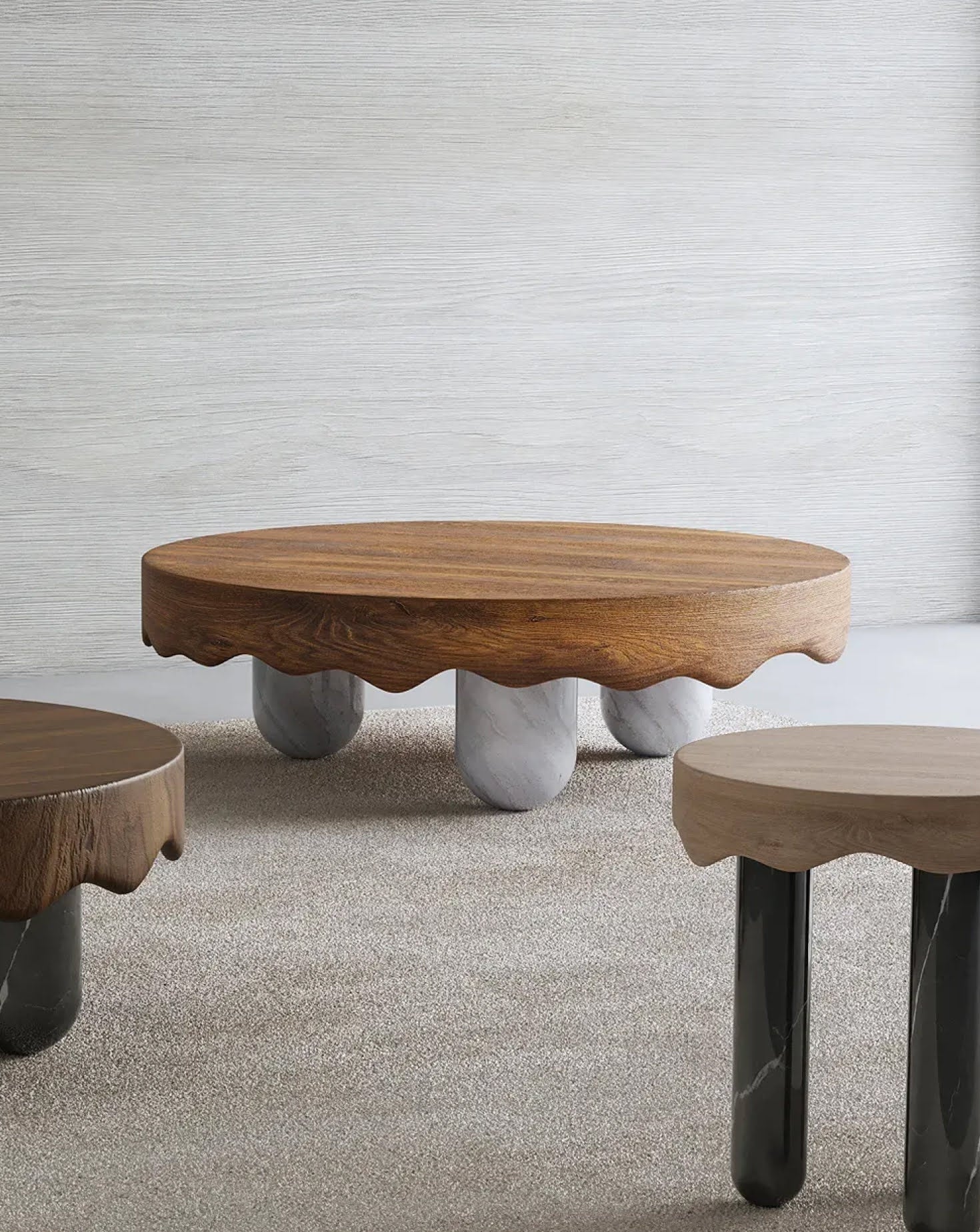 Melt Wood Centre Table