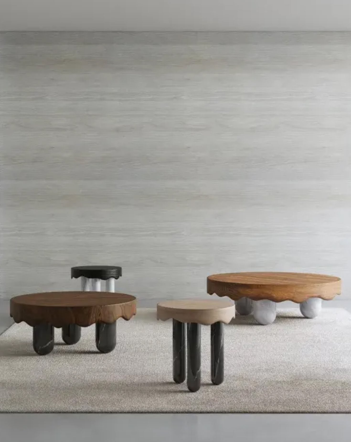 Melt Wood Centre Table