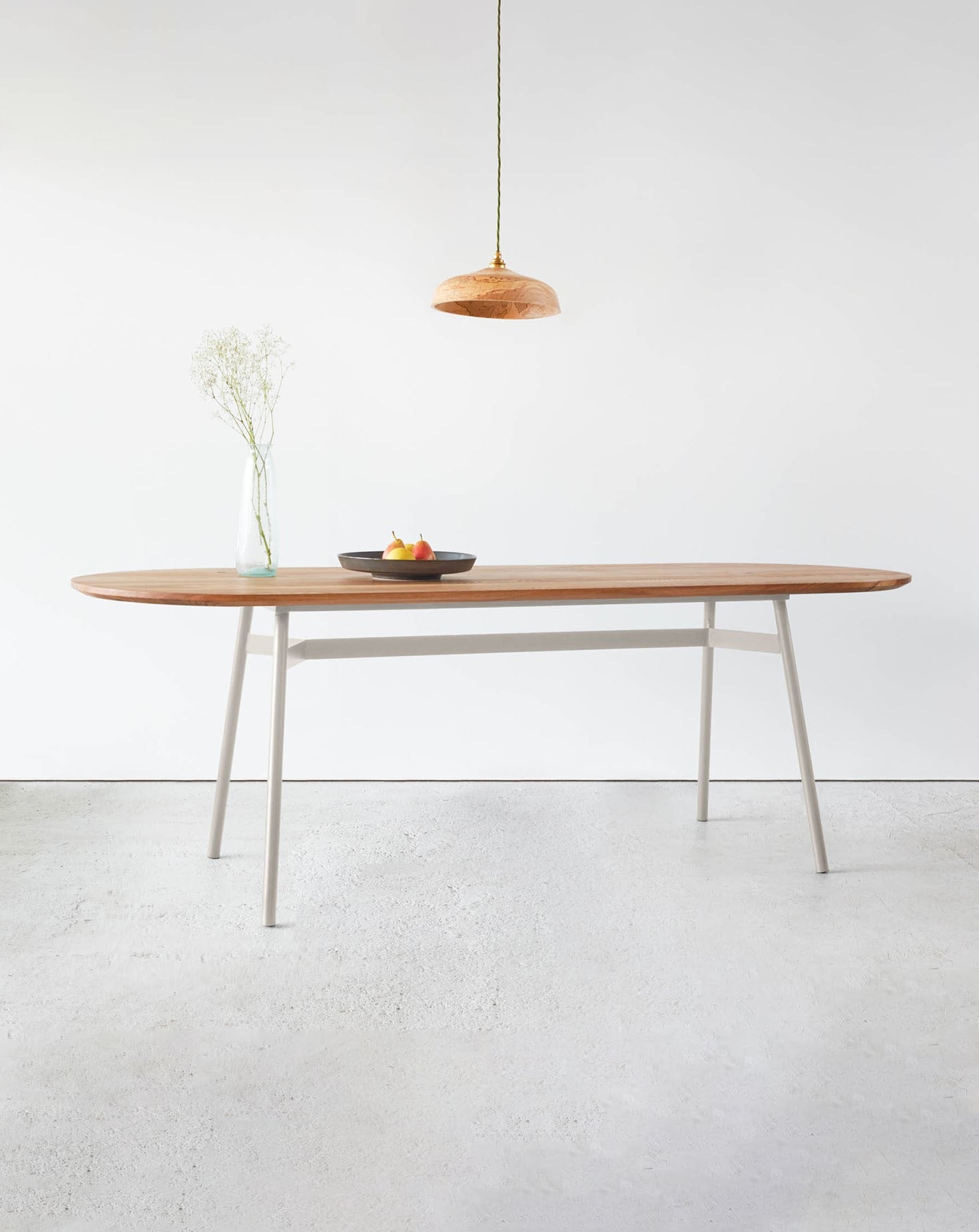 Muse Chalk Dining Table Goldfinger