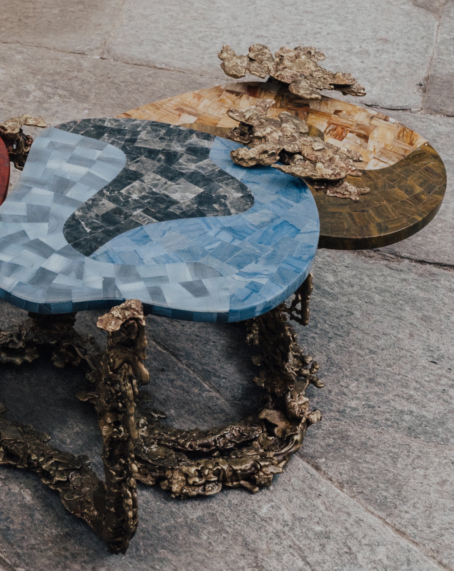 Nadi Brass Coffee Table