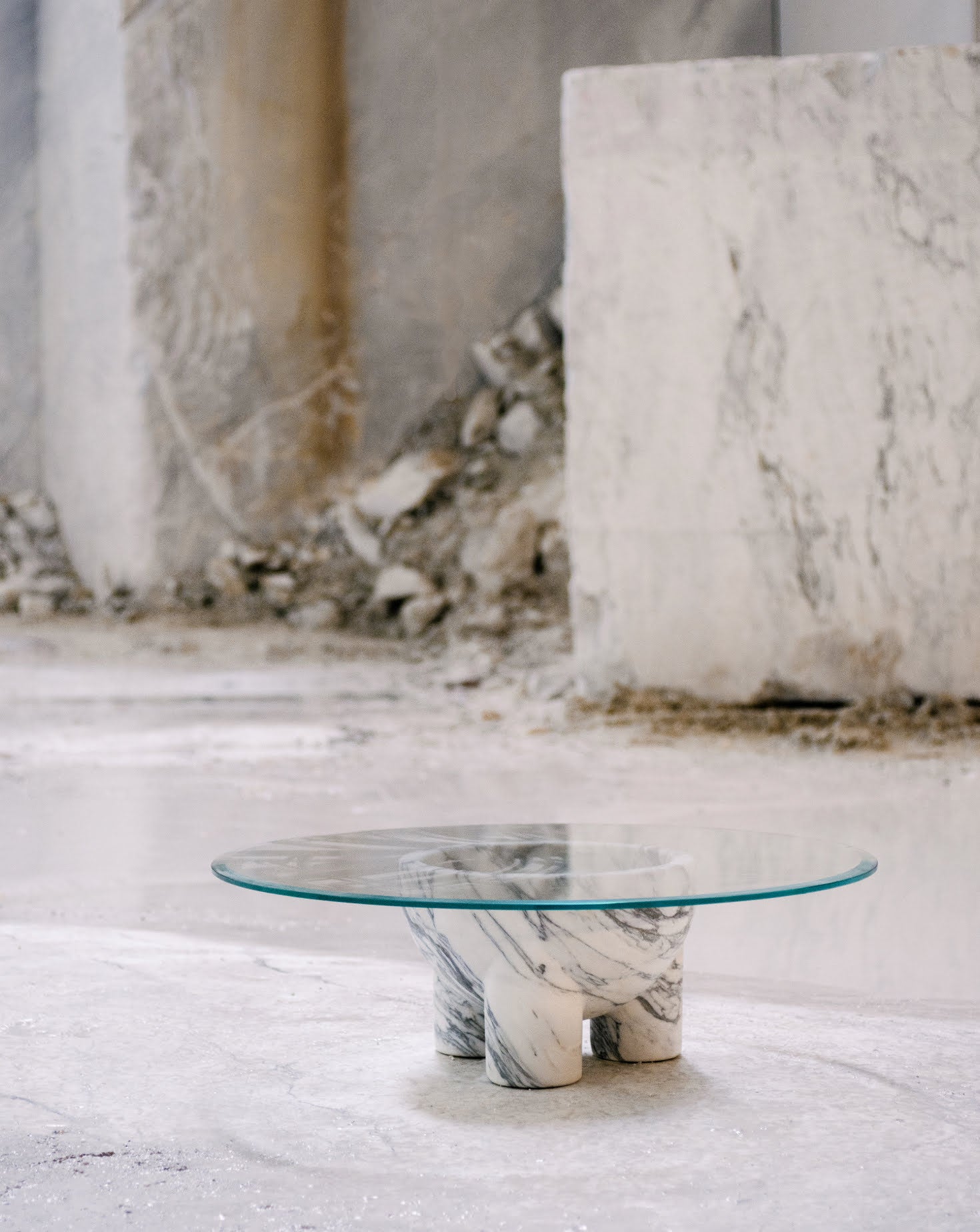 The U Line Arabescato Table