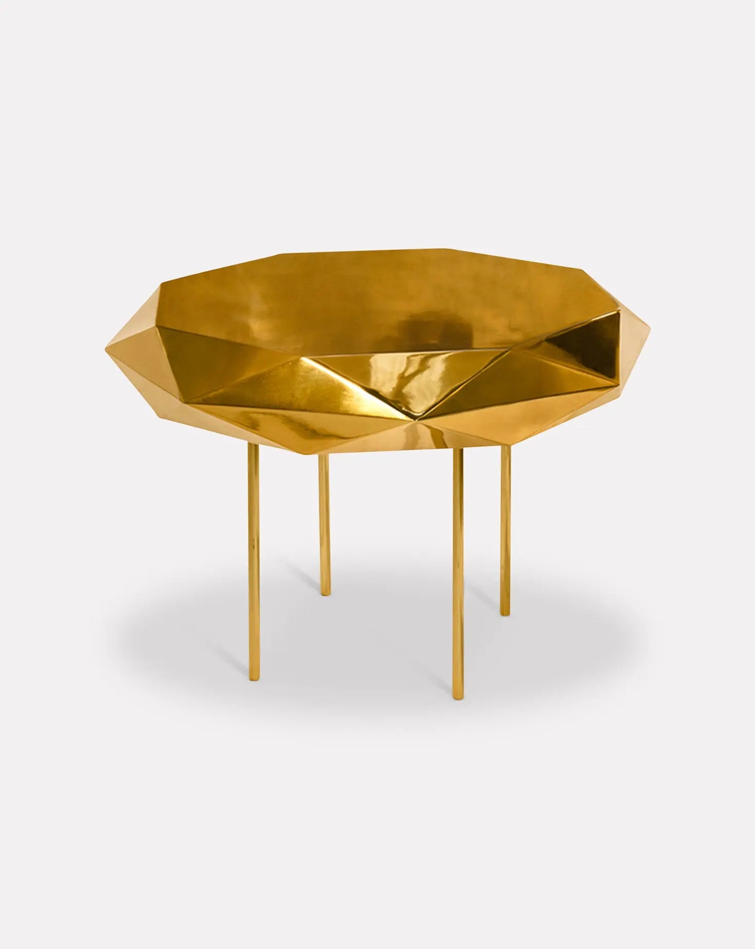 Nika Zupanc Stella Oro Gold Coffee Table Medium Scarlet Splendour