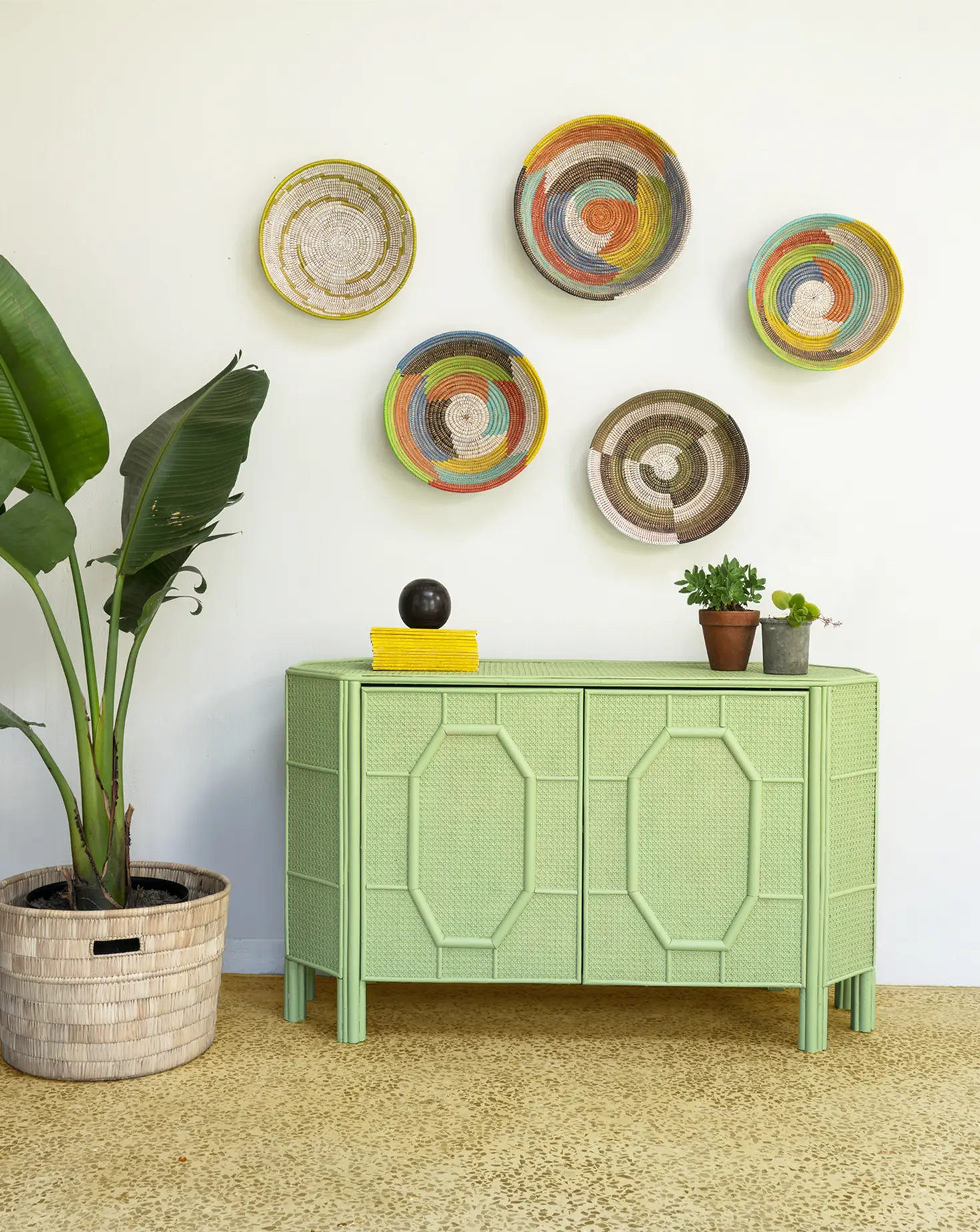 Octagon Rattan Sideboard Justin Van Breda