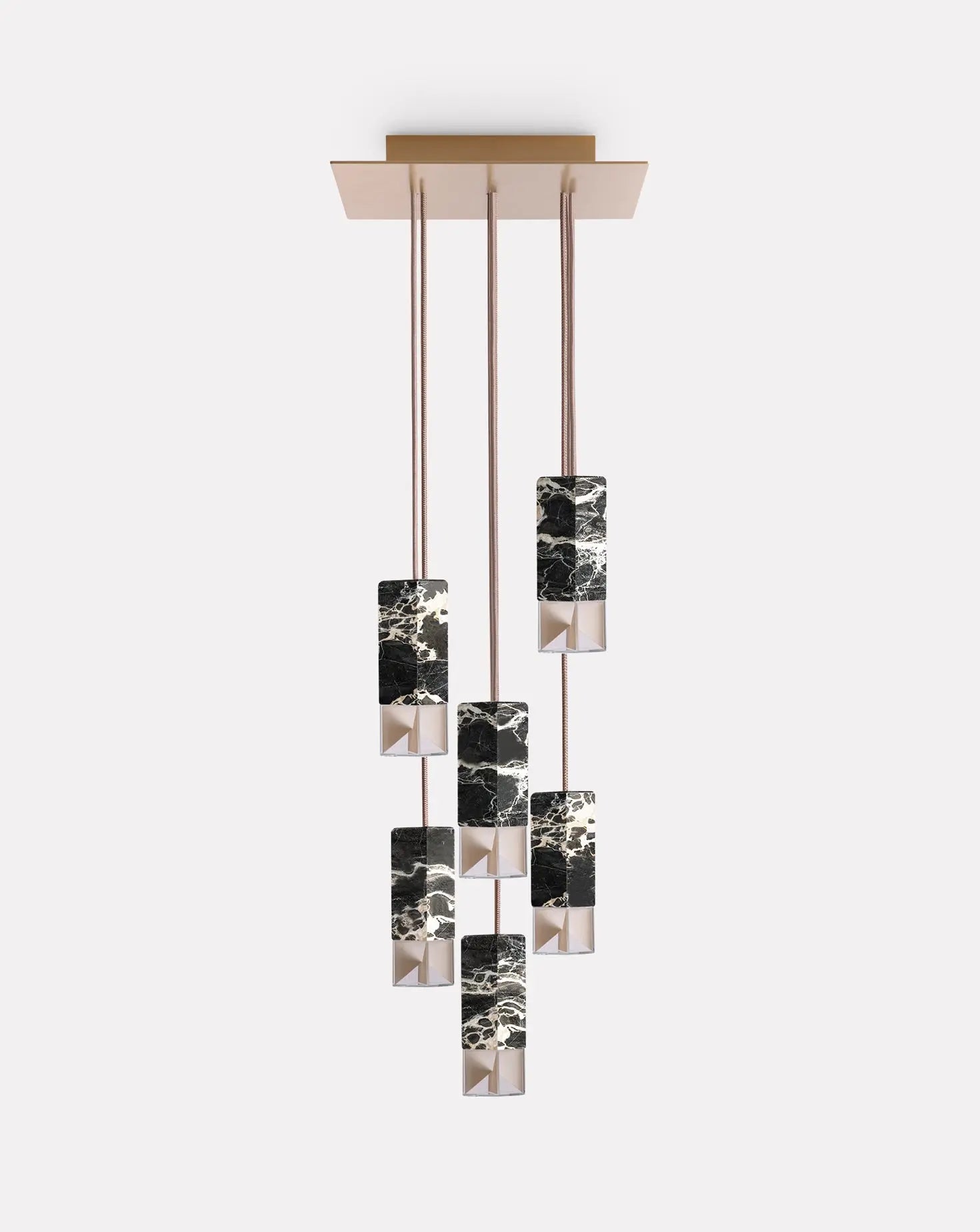 One Black 6 Chandelier Formaminima