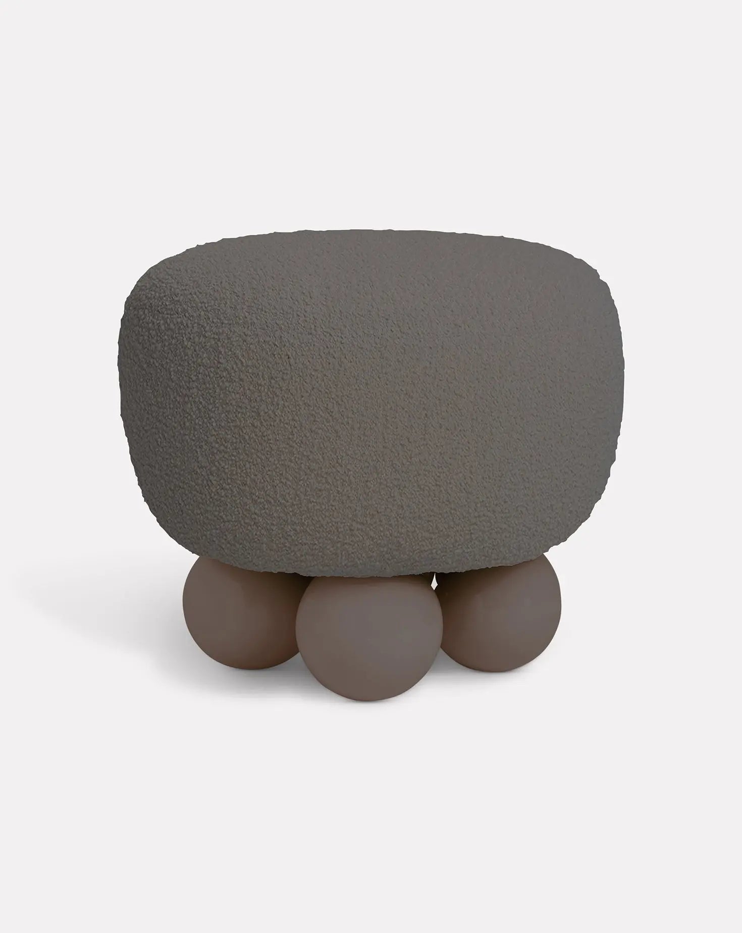 Ottoman Gris Beige Le Berre Vevaud