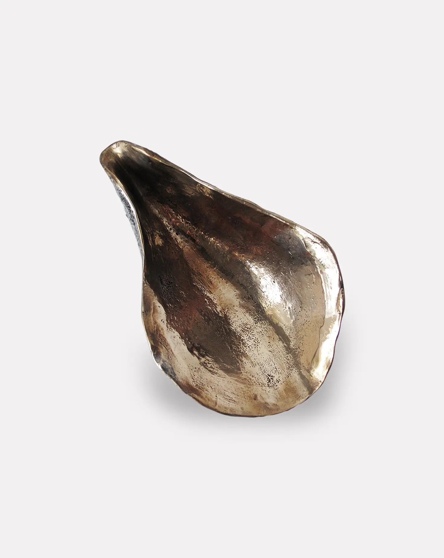 Oyster Solid Bronze and Gold Bowl Sarah Linda Forrer