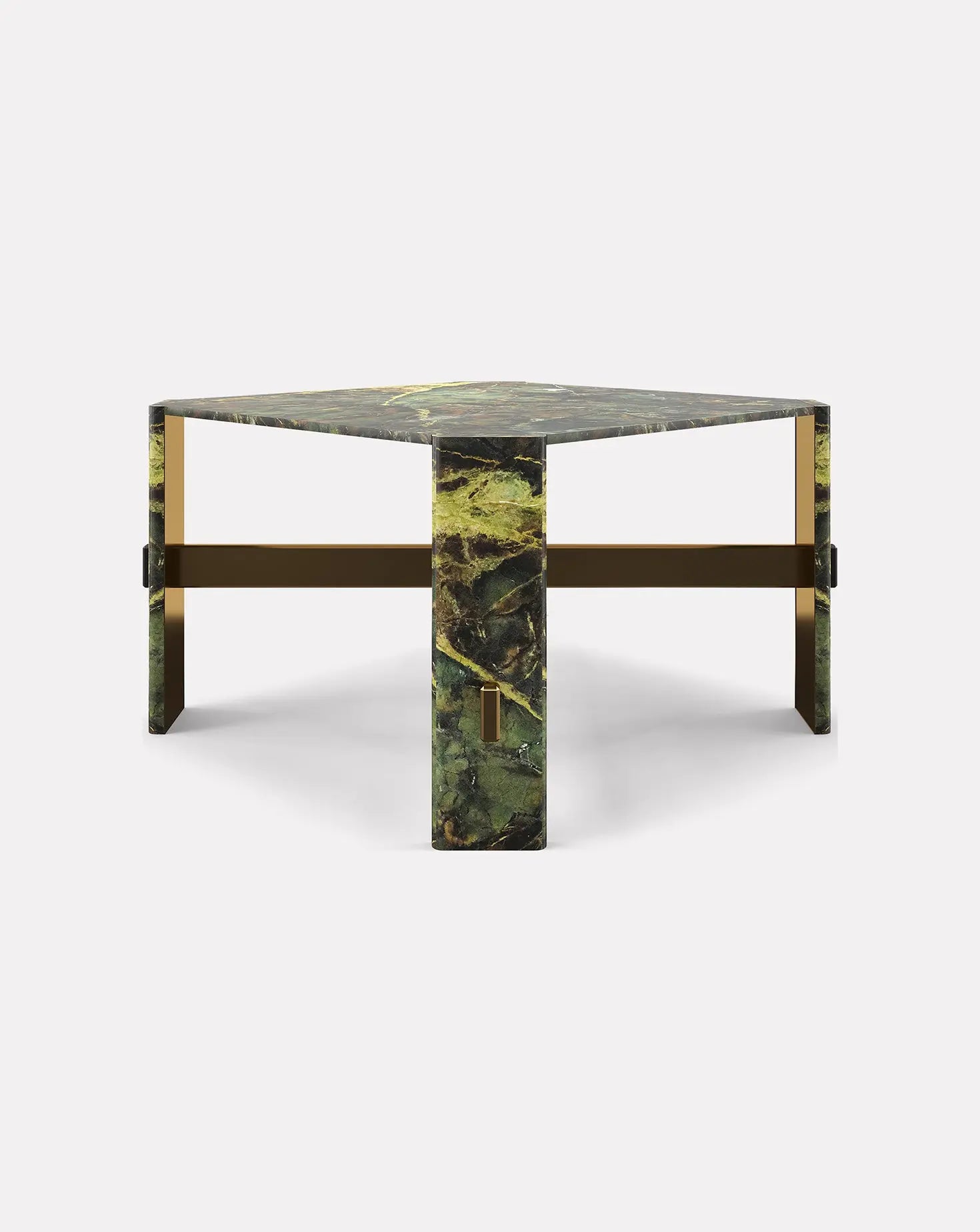 Alani Verde Borgogna Marble Dining Table L'Eccesso