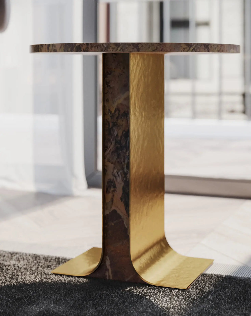 Hani Opera Fantastico Marble Side Table SideTables by Stone Stackers ...