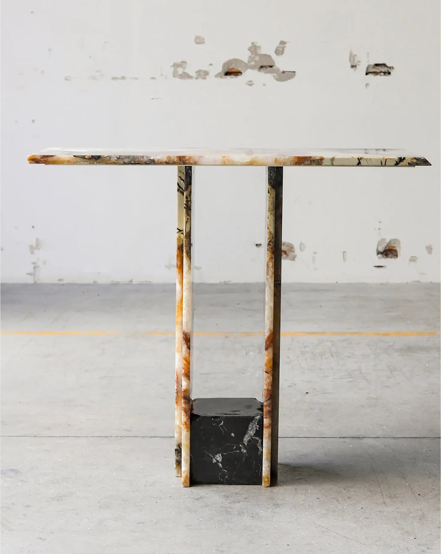 Patagoni Marble Console Table Tall Stone Stackers