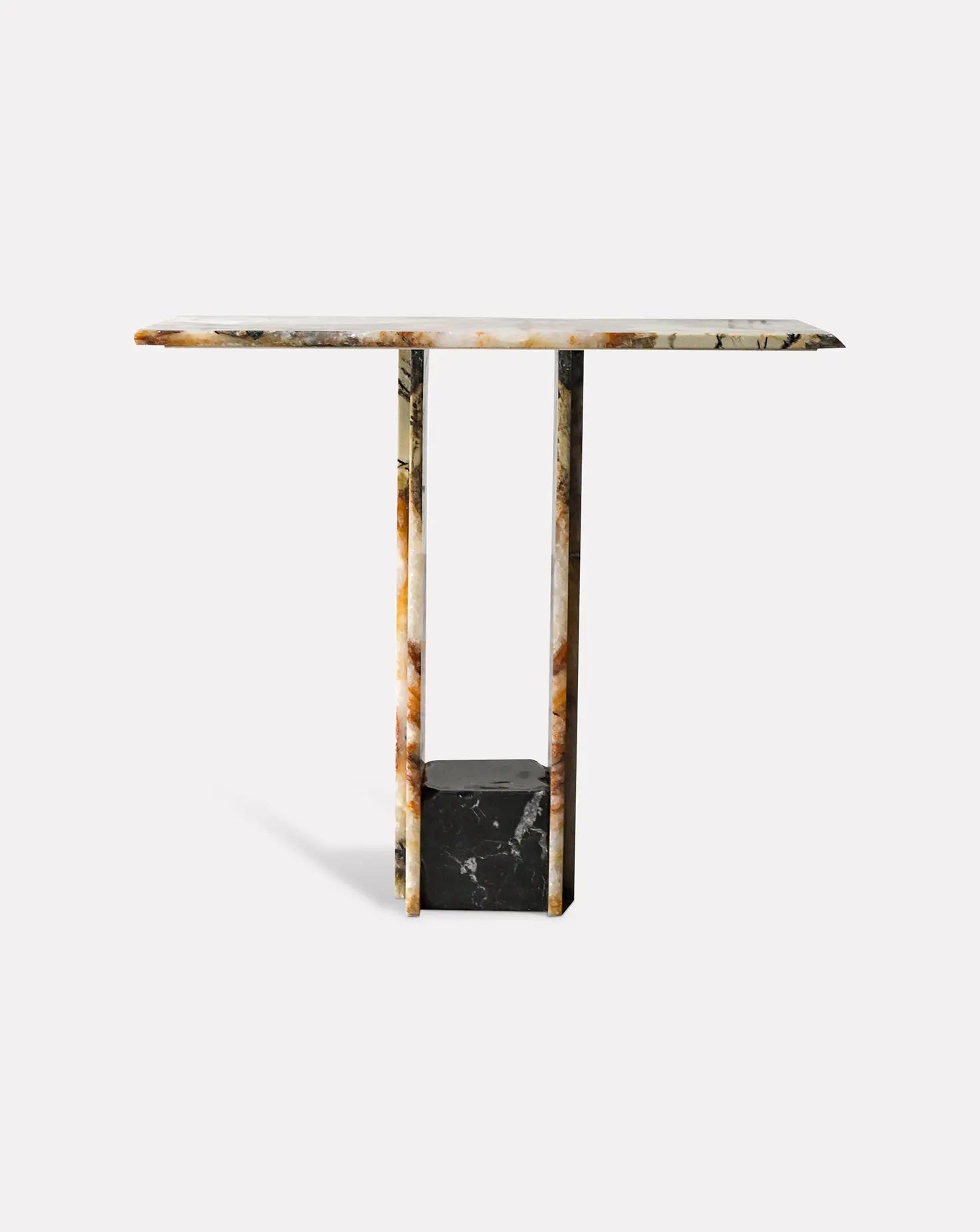 Patagoni Marble Console Table Tall Stone Stackers