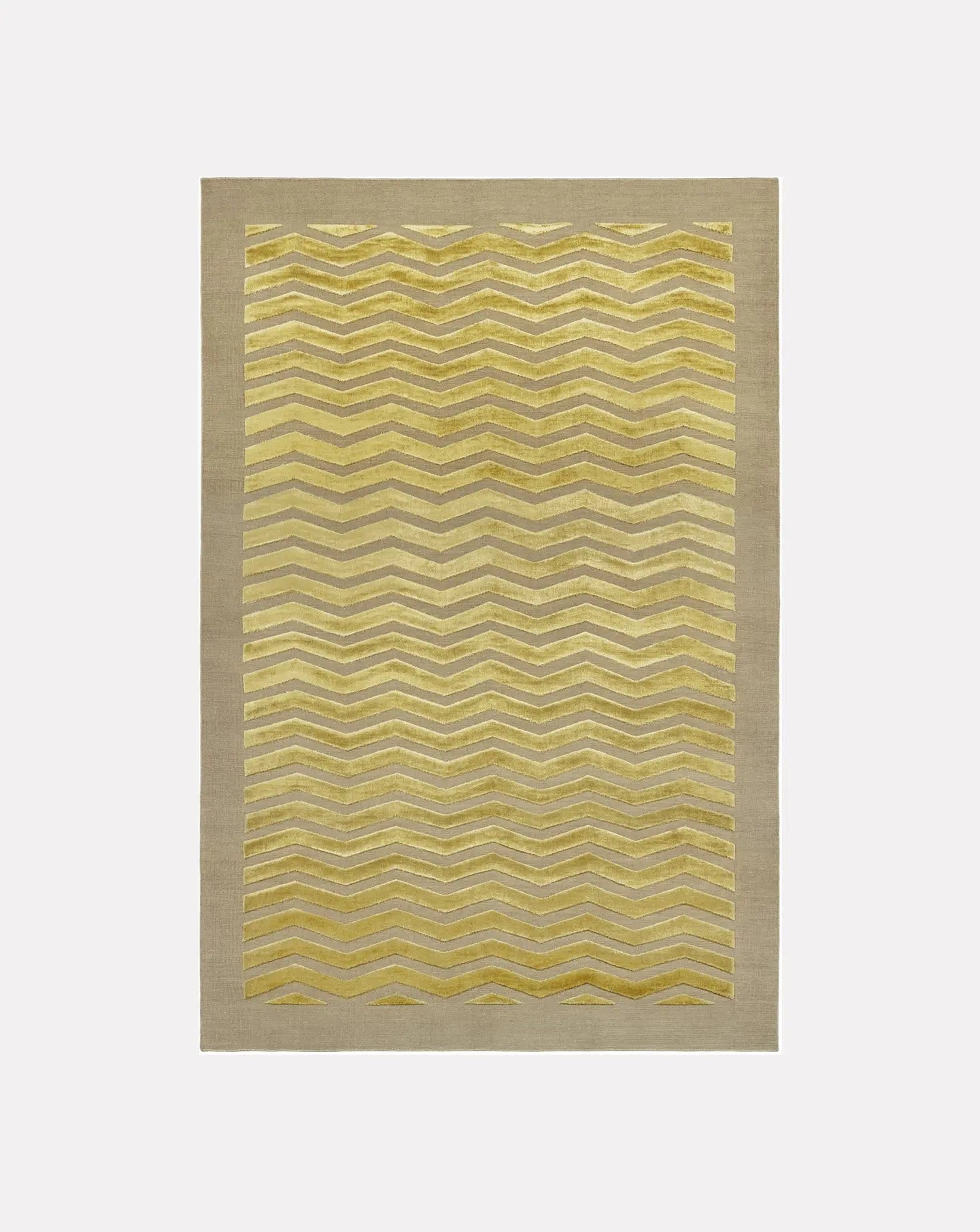 Penta Chevron Lemon Topaz Rug Vanderhurd